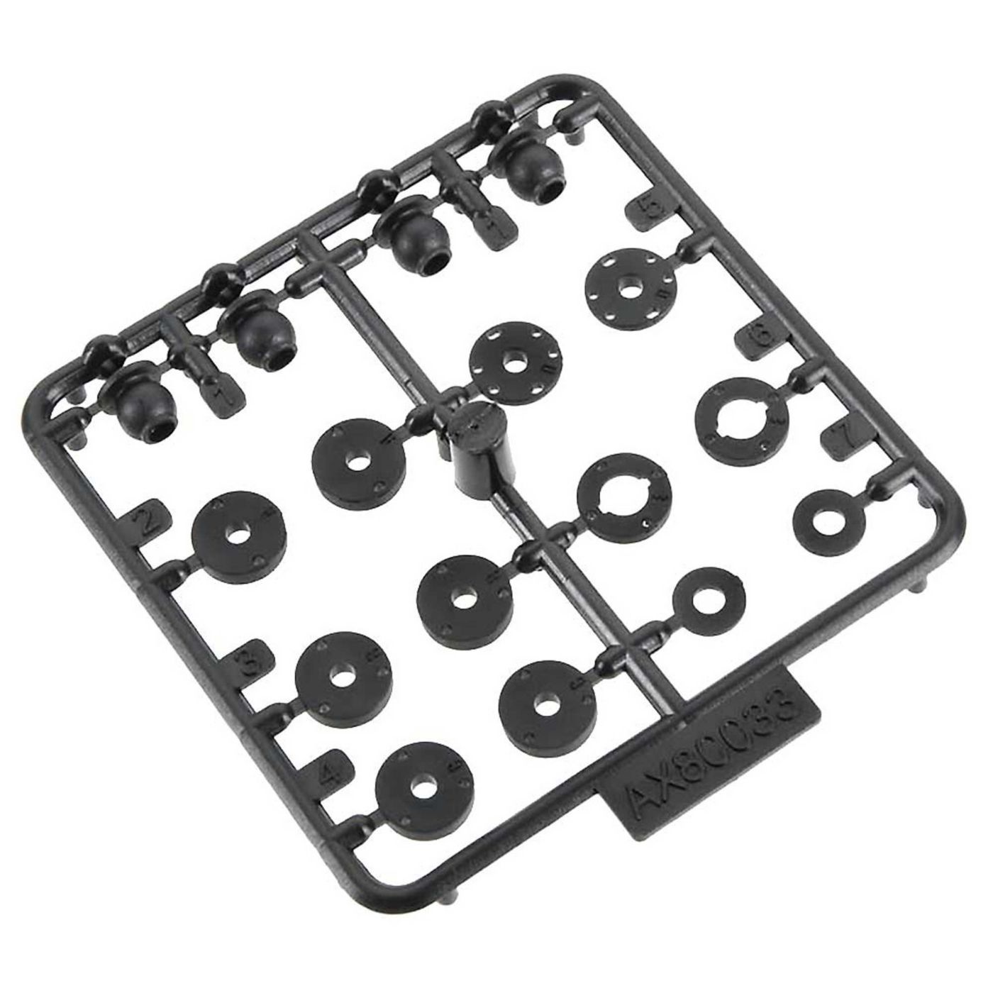 Axial 10mm Shock Parts Tree 1 (Z-AX80033)