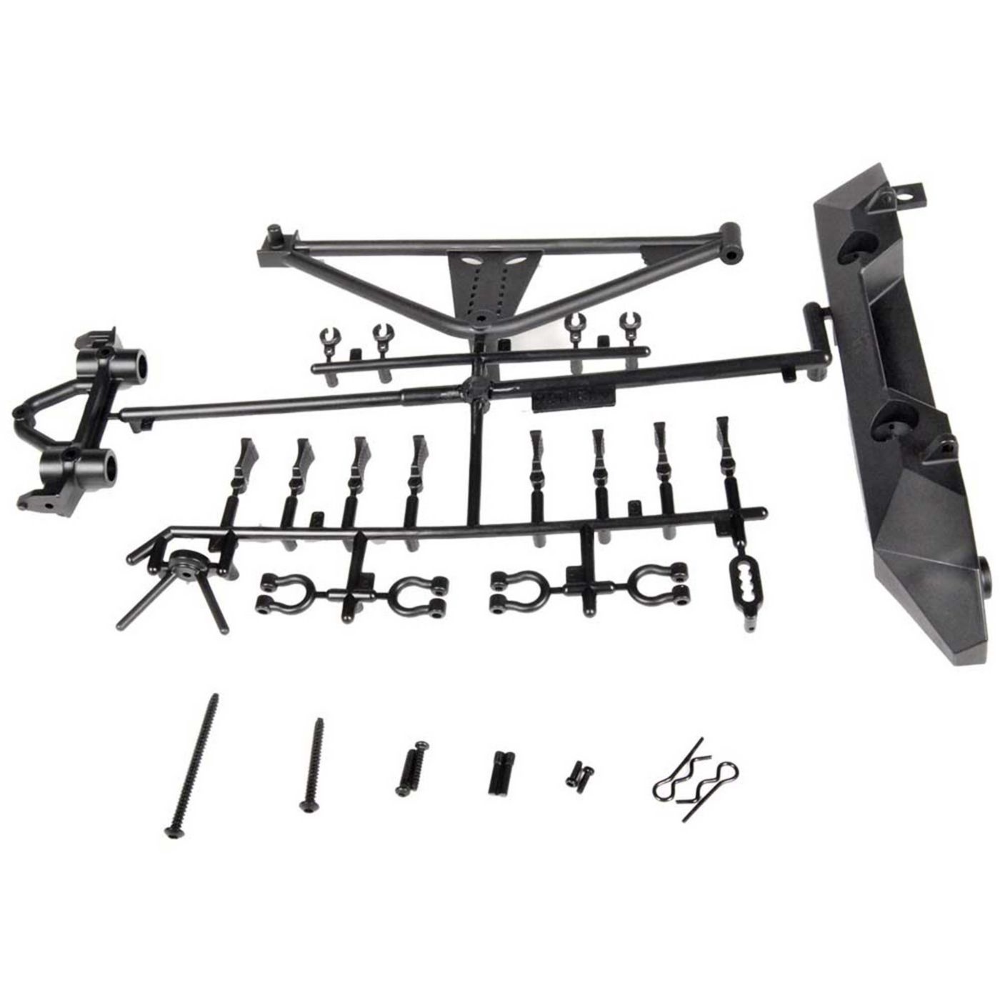 Axial RrBumper/TireCarrierSCX10/Poison Spyder/JK (Z-AX80126)