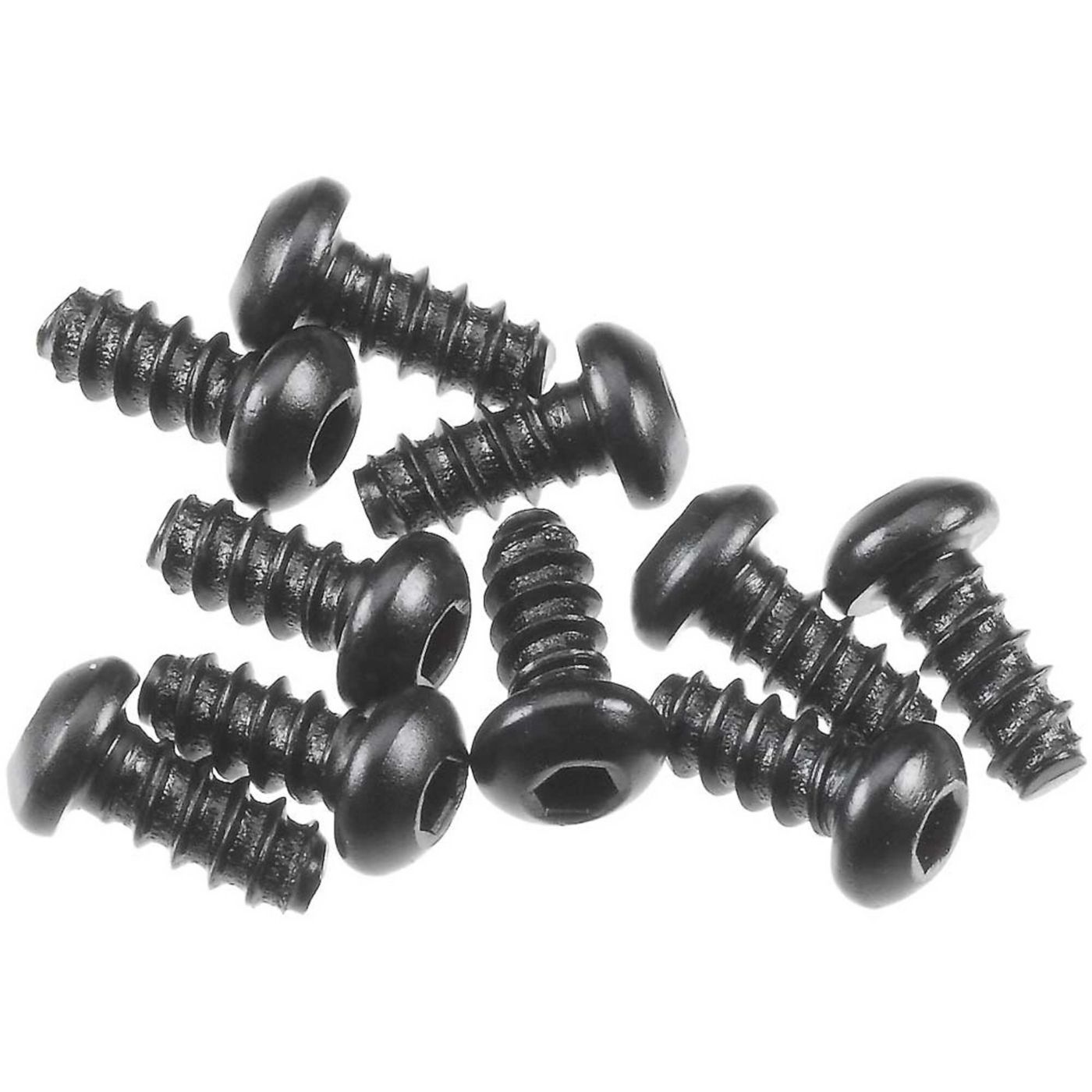 Axial Hex Socket Tapping Button Hd M2.6x6mm Blk (10) (Z-AXA0422)