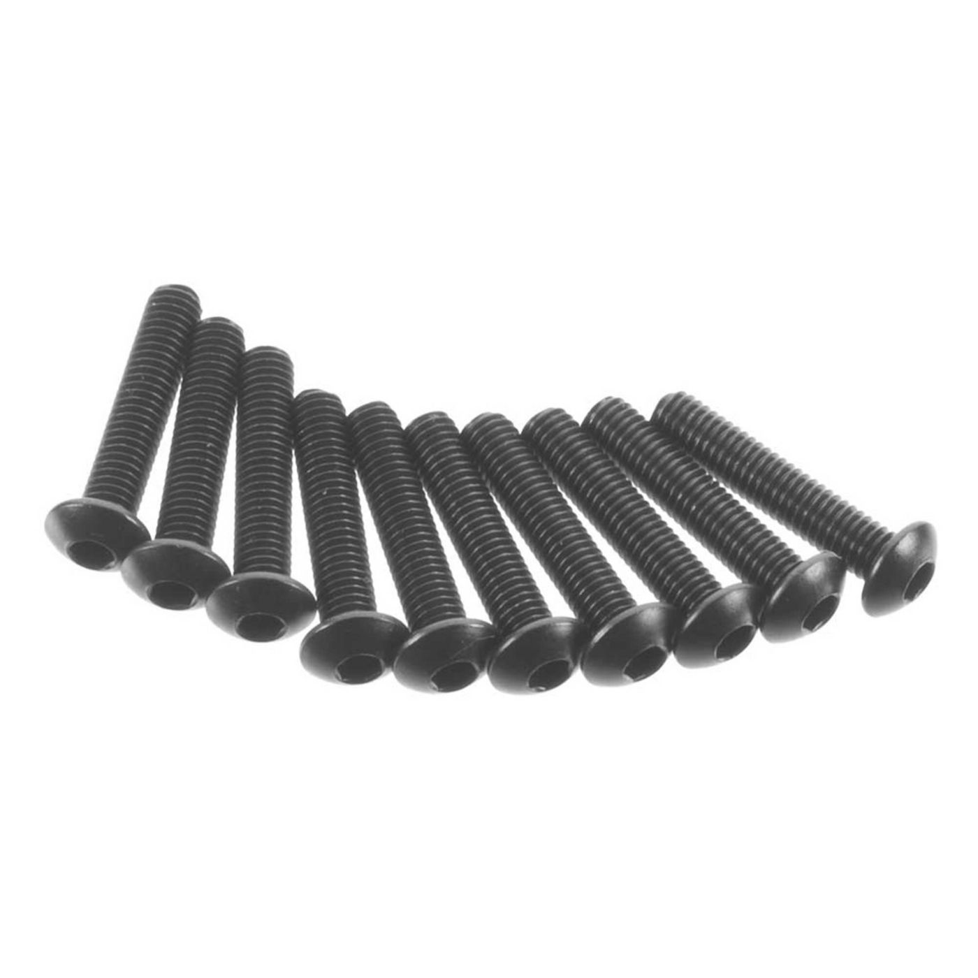 Axial Hex Socket Button Head M3x15mm Black (10) (Z-AXA117)