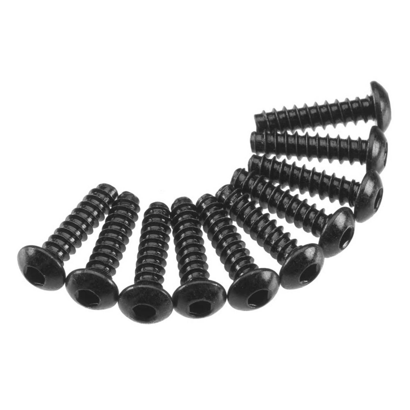 Axial Hex Tap Button Head M3x12mm Black (10) (Z-AXA436)