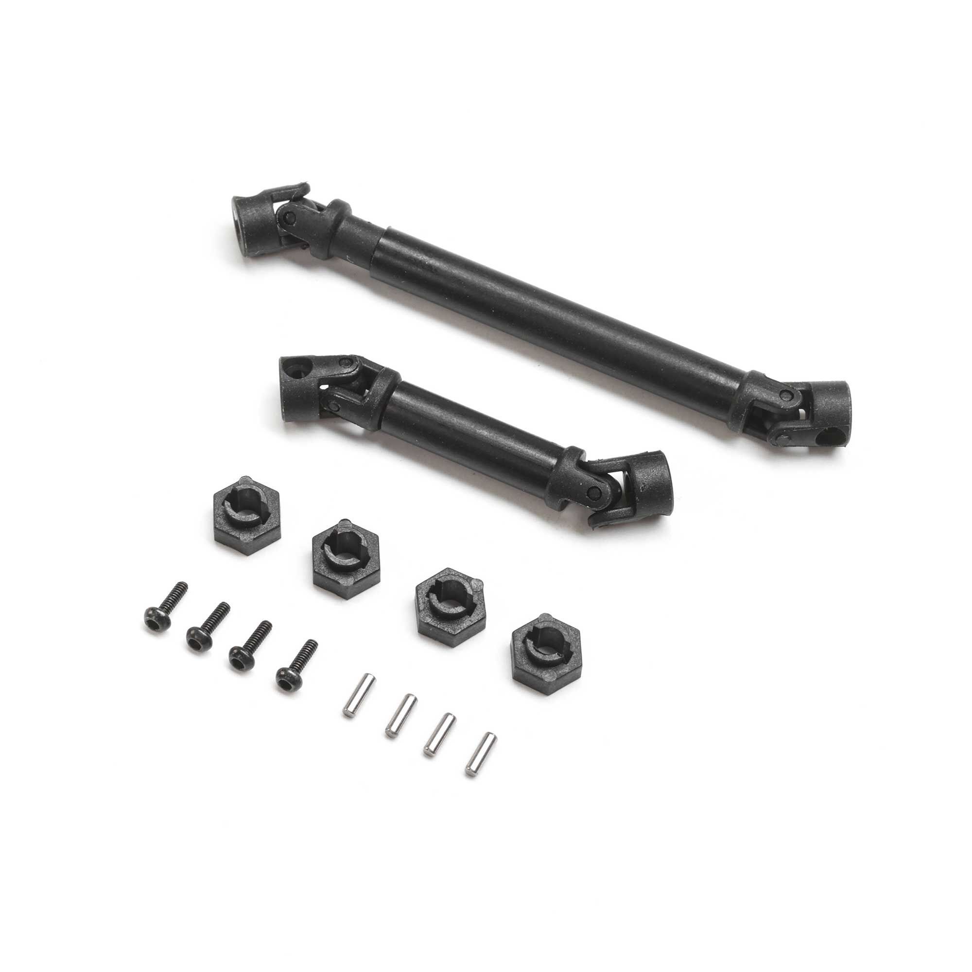 Axial Driveshaft Set, Short &amp; X-Long: SCX24 (Z-AXI202000)
