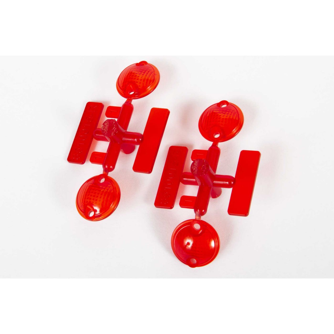 Axial Tail Light Lens Red 2pc:UMG 6x6 (Z-AXI230013)