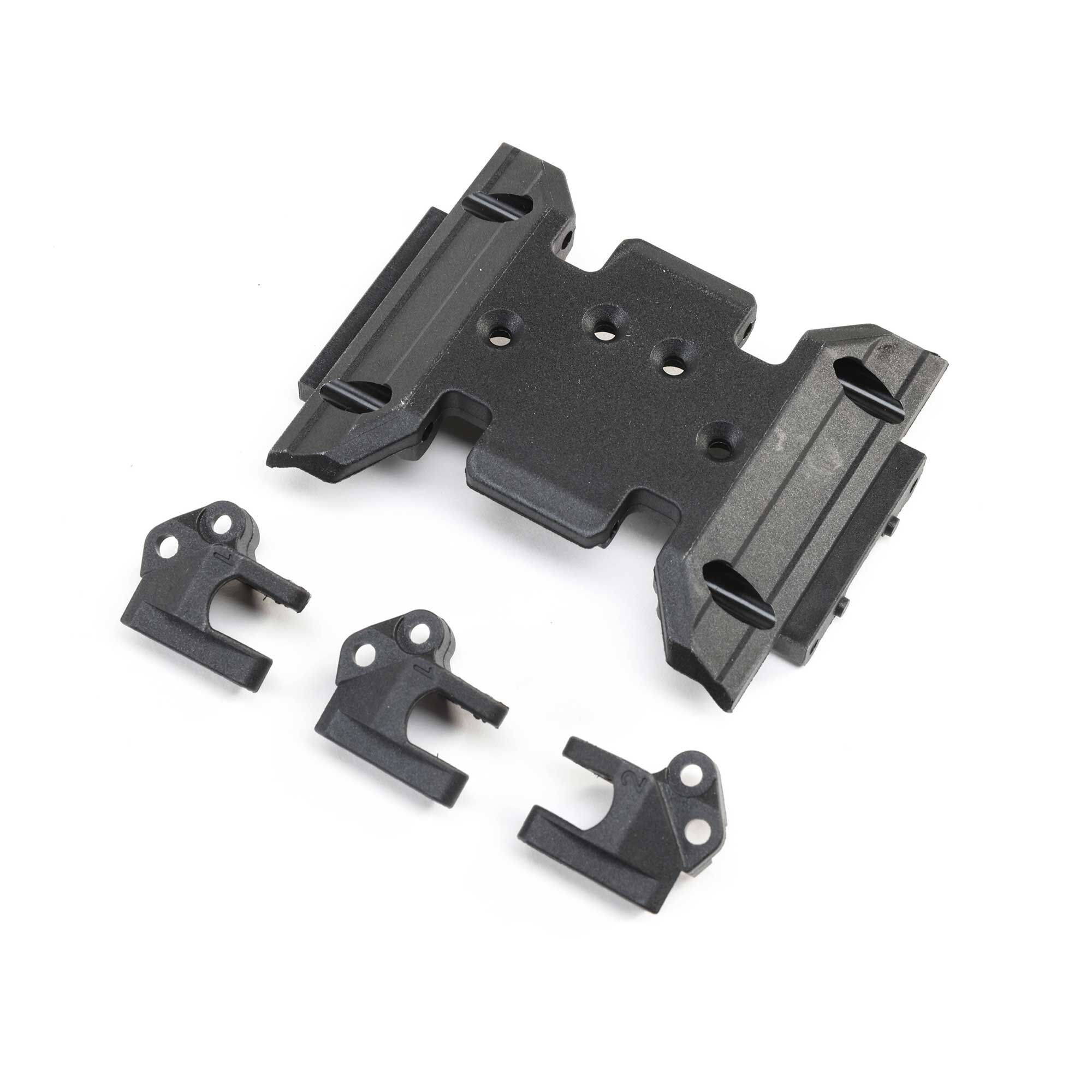 Axial Skid Plate &amp; Upper Link Mounts: SCX10 III BC (Z-AXI231047)