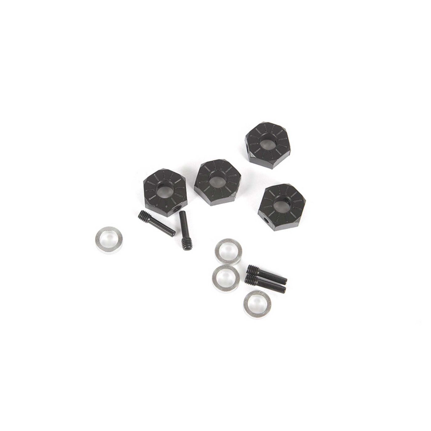 Axial 12mm Hex, Screw Shaft &amp; Spacer (4): UTB (Z-AXI232018)