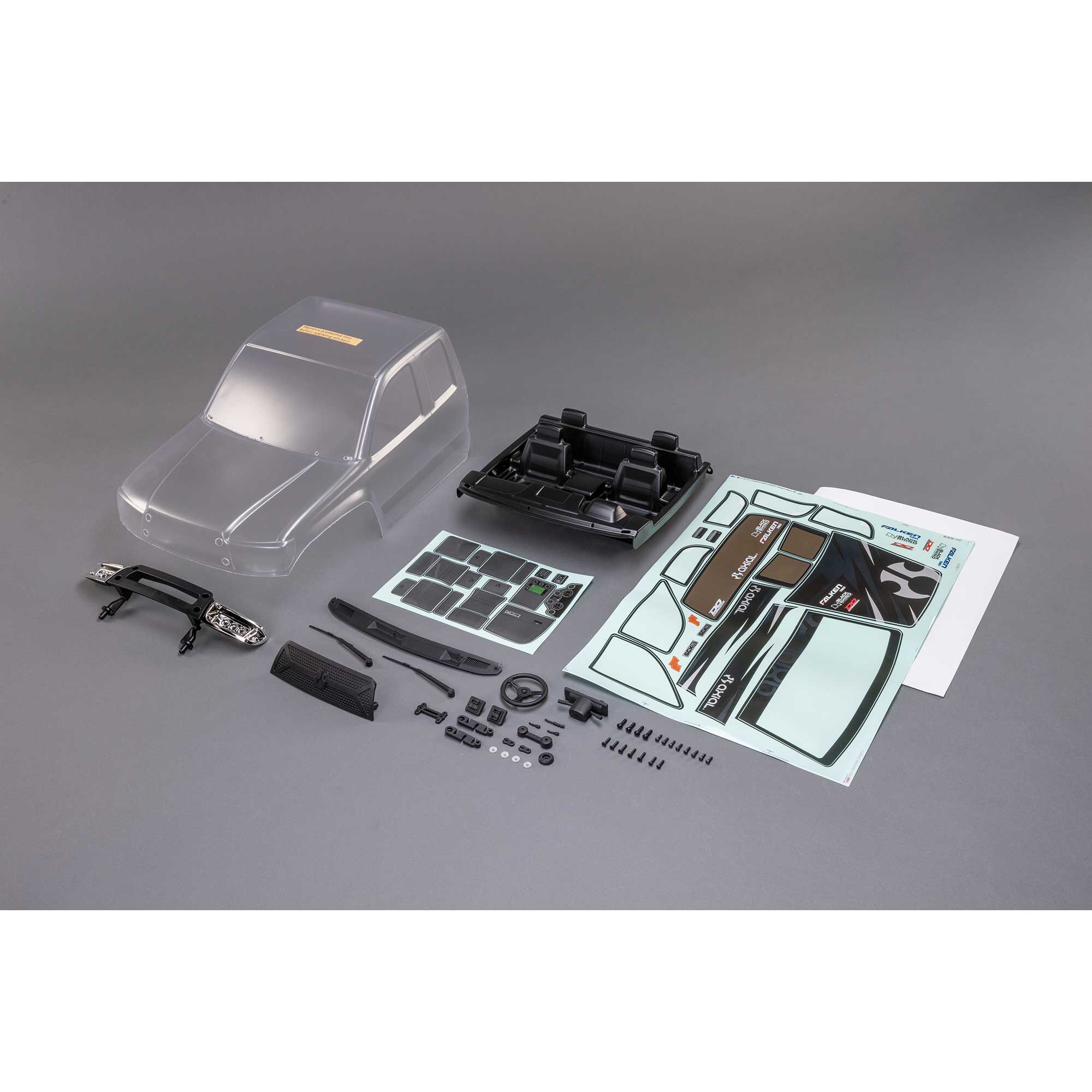 Axial SCX6: Body &amp; Interior Set (Clear): Trail Honcho (Z-AXI250011)