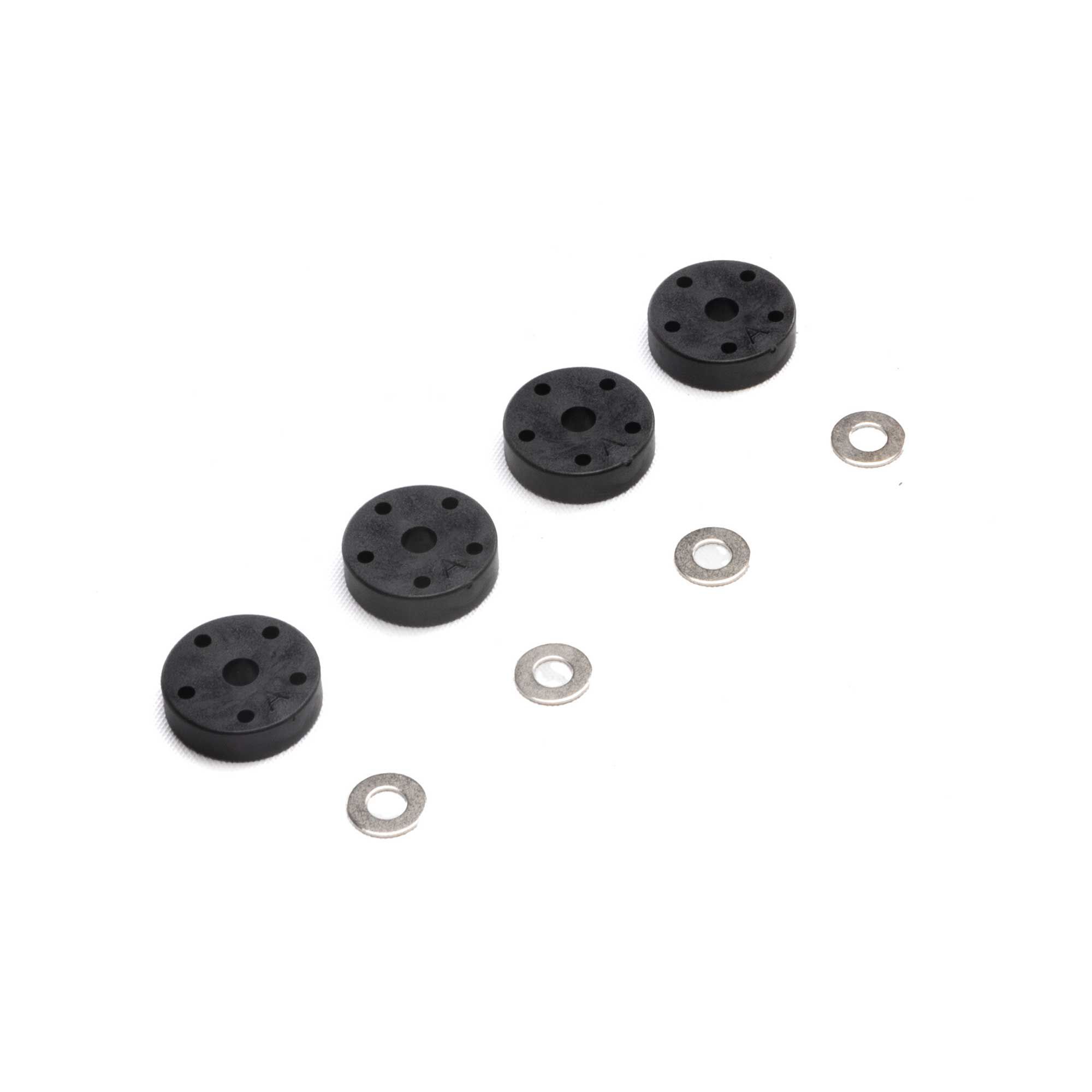 Axial SCX6: Shock Piston &amp; Shim Set (4) (Z-AXI253003)