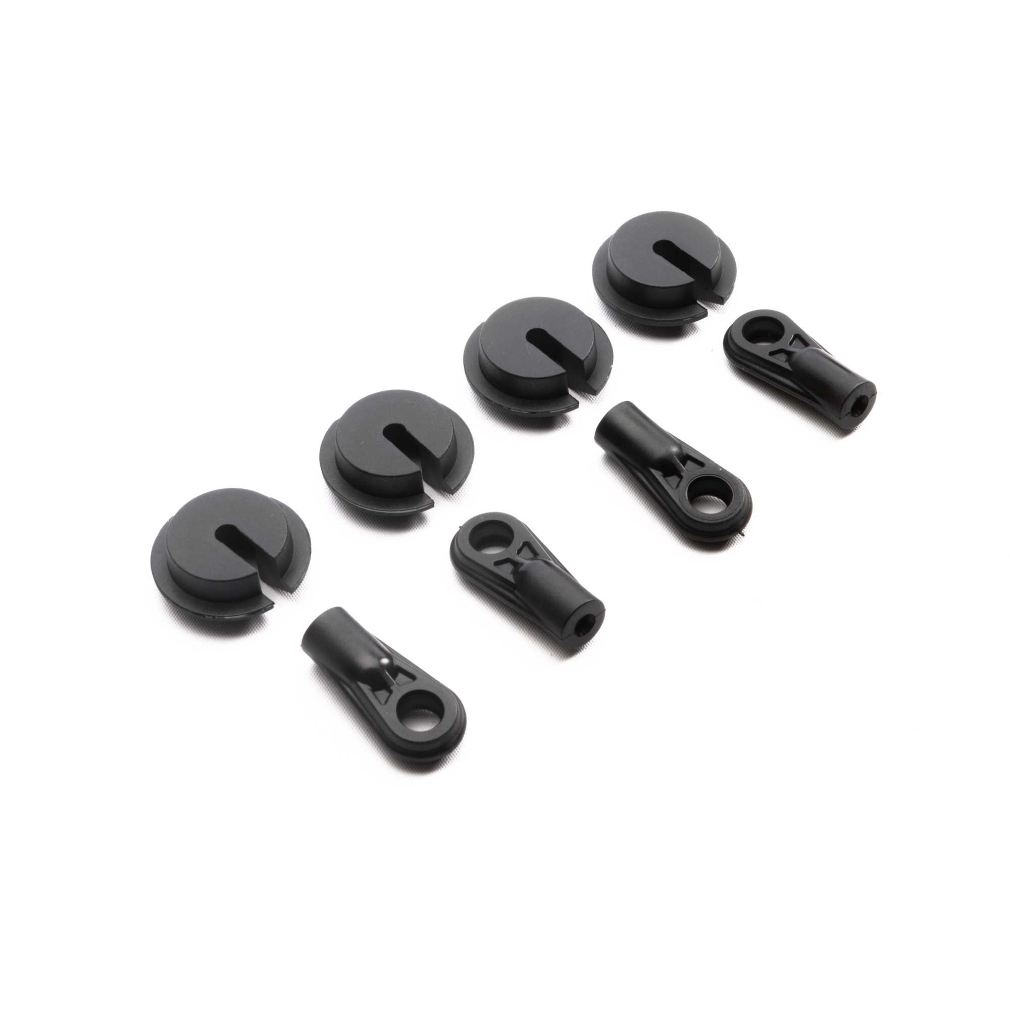 Axial SCX6: Shock End &amp; Spring Cup (4) (Z-AXI253004)