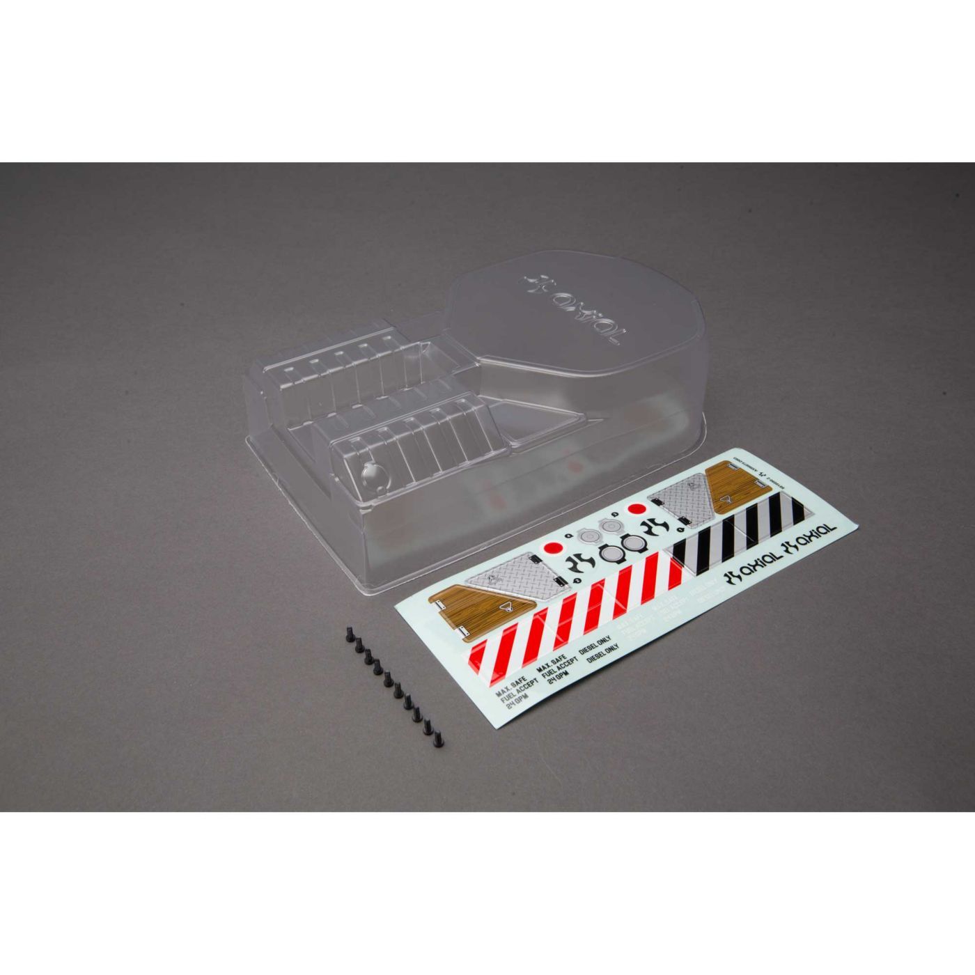 Axial UMG10 Rear Bed Sides - .040&quot; Uncut (Clear) (Z-AXI31647)