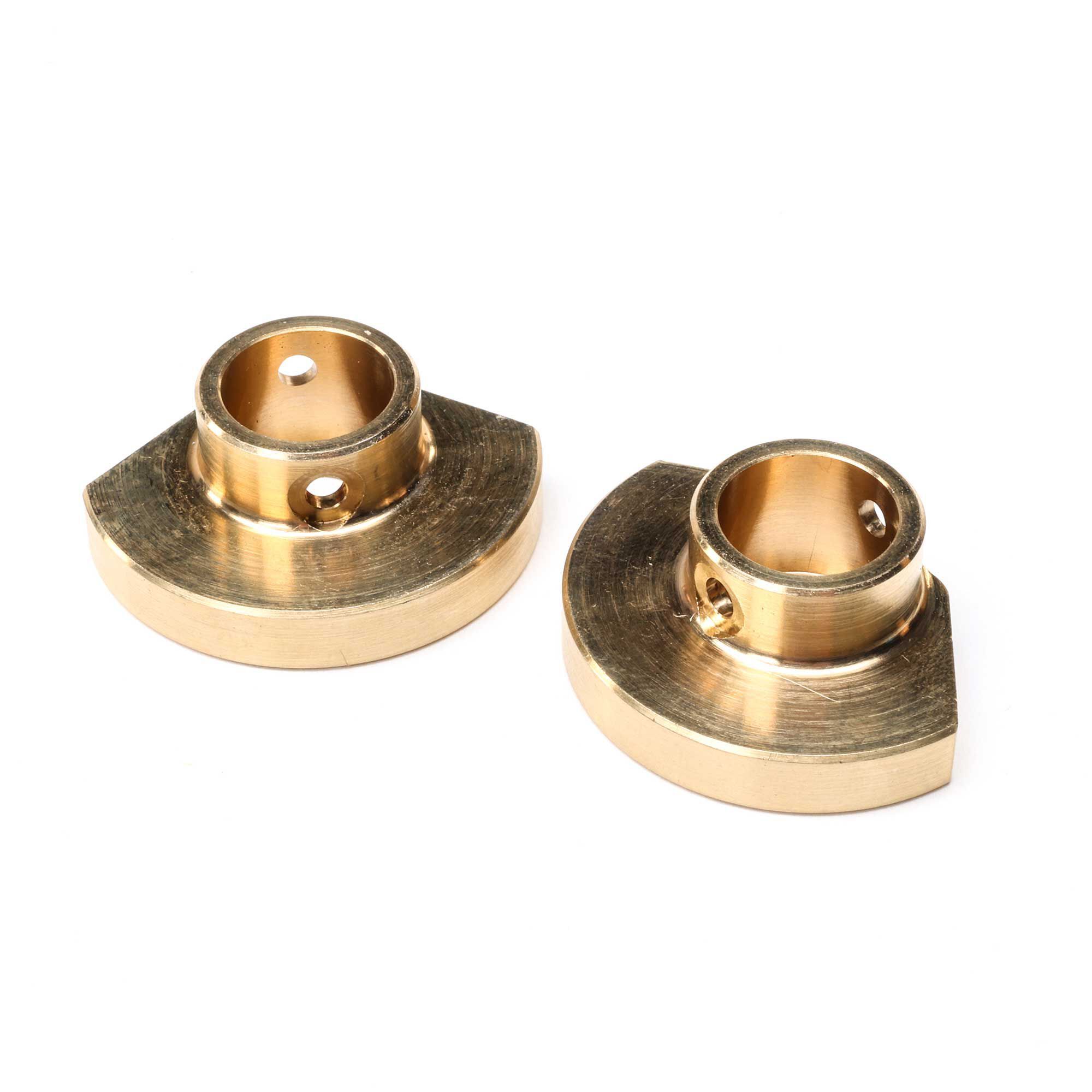 Axial Brass Rear Axle Tube Caps, L/R (30g): PRO (Z-AXI332009)