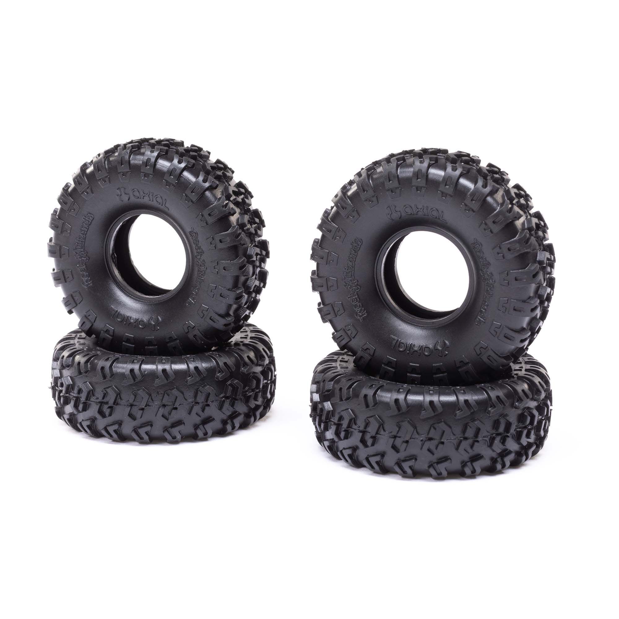 Axial 1.0 Rock Lizards Tires 2.44&quot; (4): SCX24 (Z-AXI40007)