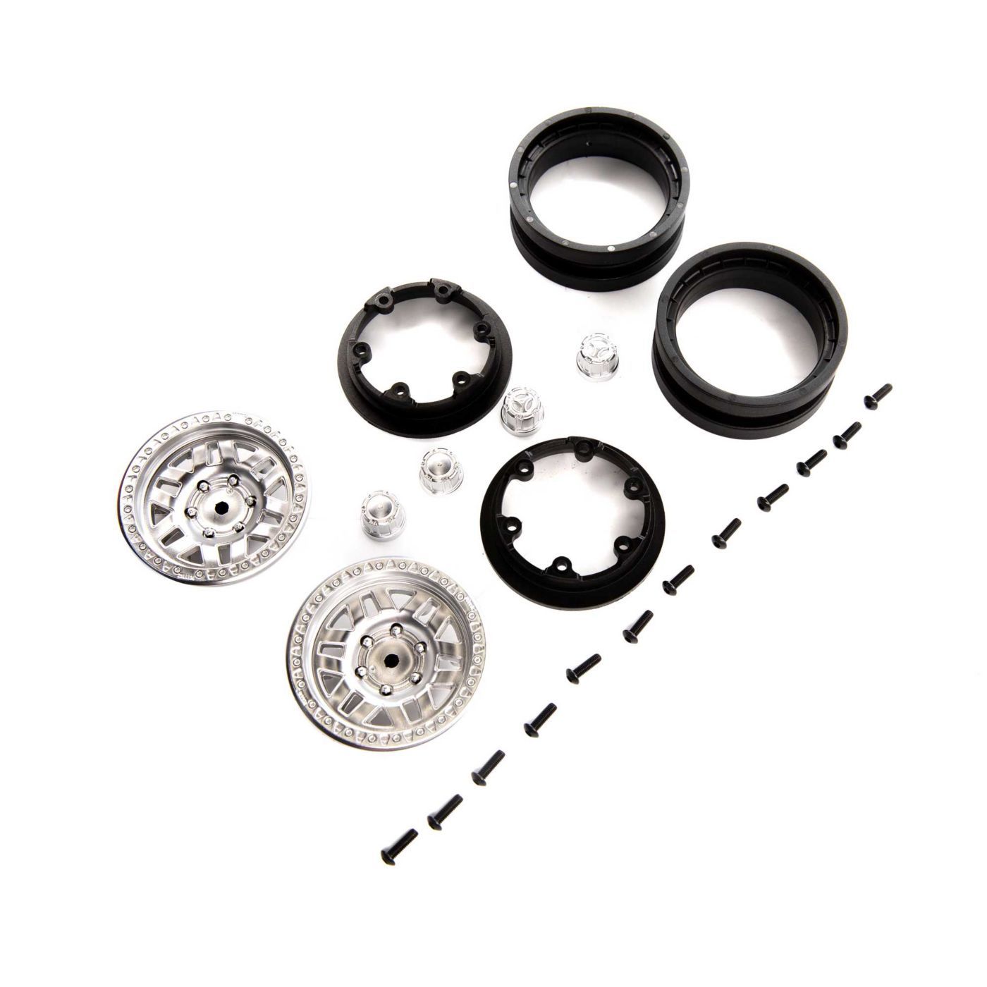 Axial 1.9 KMC Machete Beadlock Wheels, Satin (2) (Z-AXI43009)