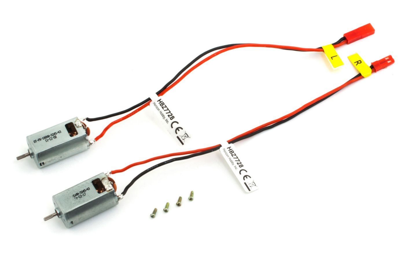 Hobbyzone Brushed 180 Motor Set (2) (Z-HBZ7728)