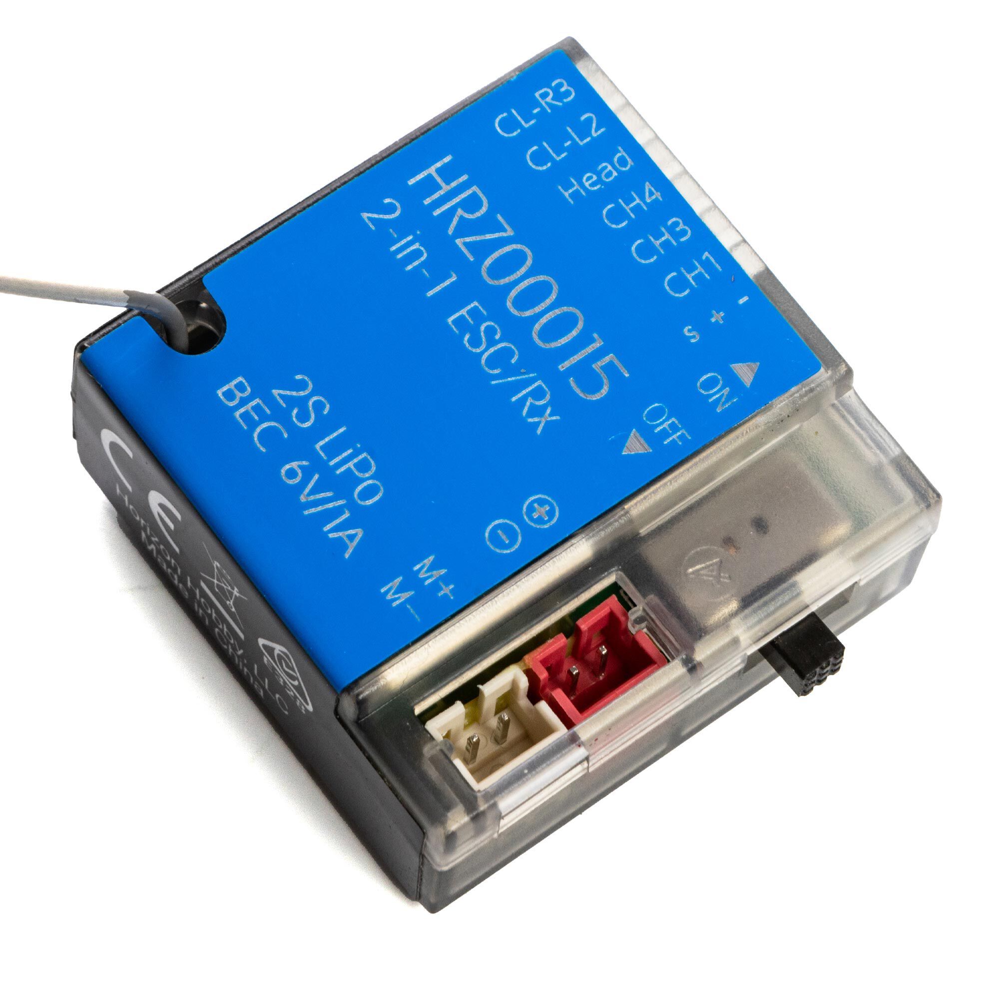 Axial ESC/Receiver, 2.4Ghz, EC2: 1/24 (Z-HRZ00015)