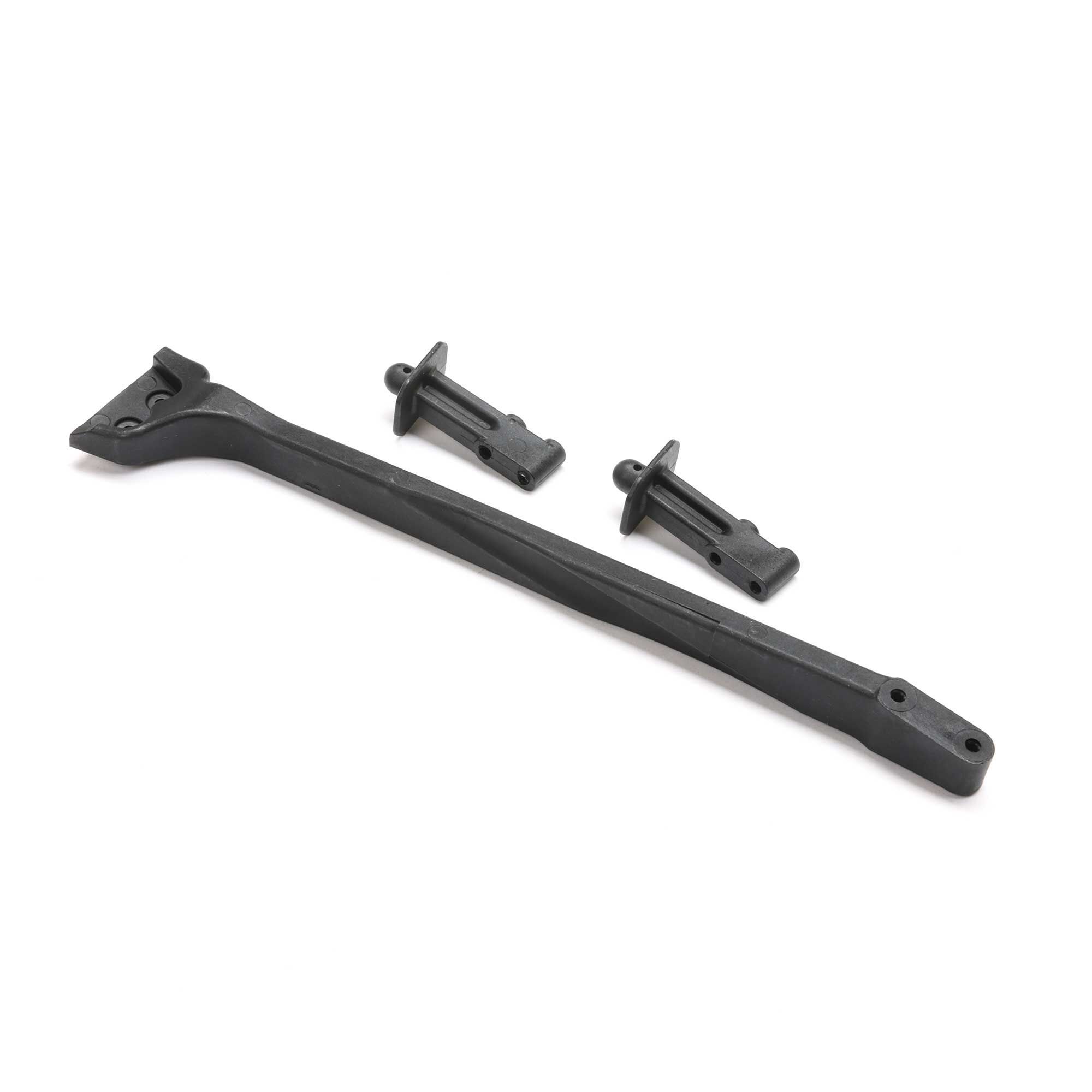 Losi Rear Chassis Brace, Front Body Posts: 8XTE RTR (Z-LOS-1436)