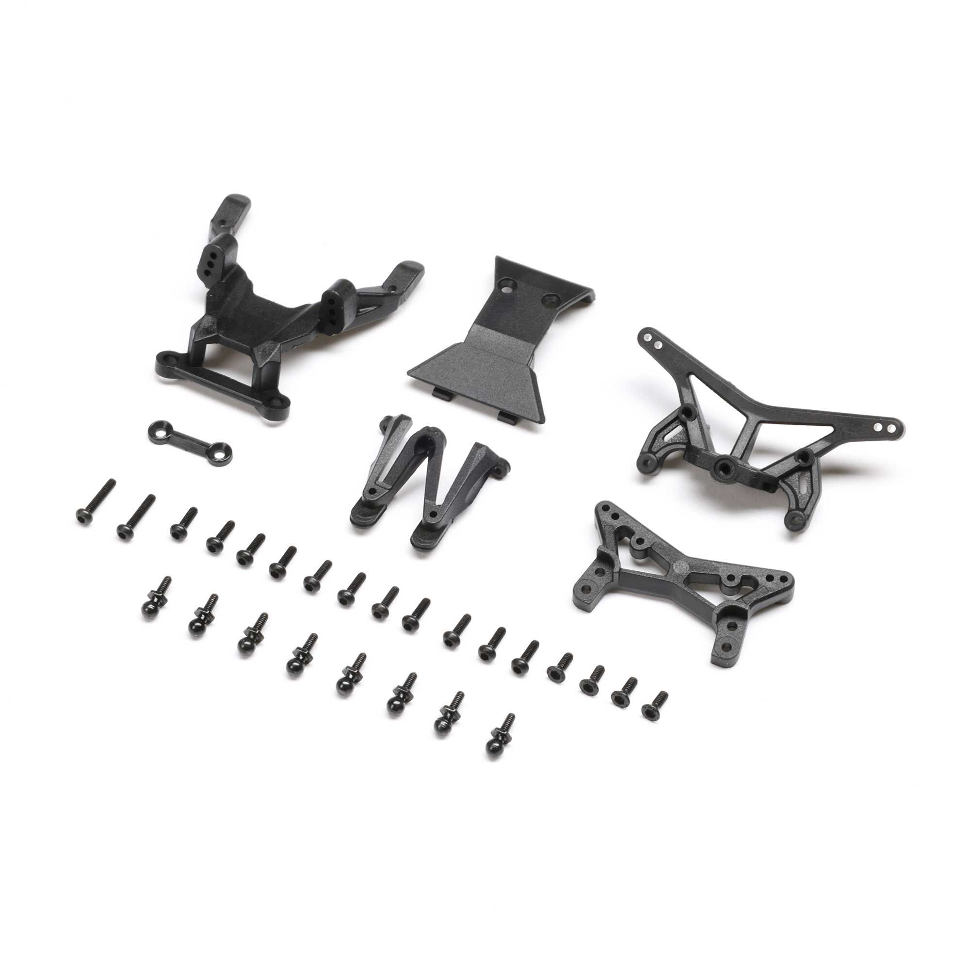 Losi Front &amp; Rear Towers, Bumper: Micro-B (Z-LOS-1770)