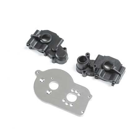 Losi Transmission Case &amp; Motor Plate: Mini-B (Z-LOS212021)
