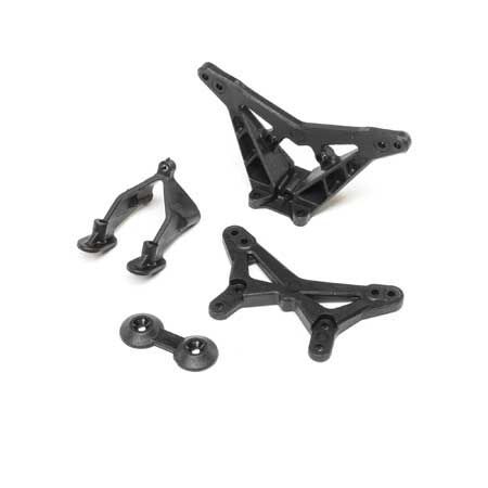 Losi FR/RR Shock Tower Wing Stay: Mini-B (Z-LOS214012)