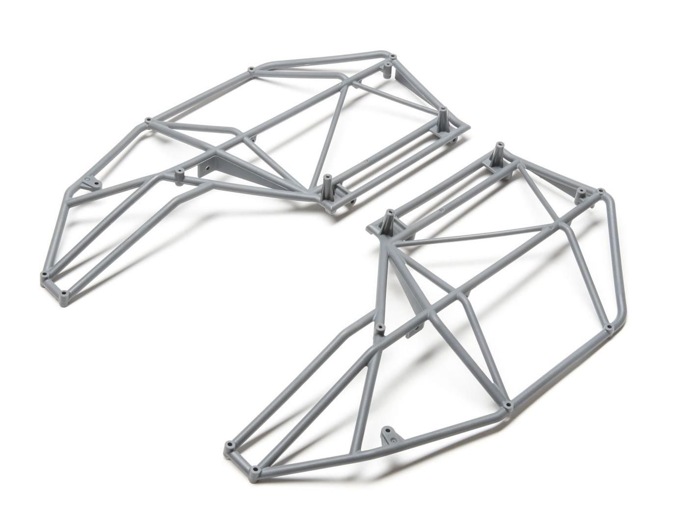 Losi Roll Cage, Side, Left &amp; Right, Grey: Rock Rey (Z-LOS230039)