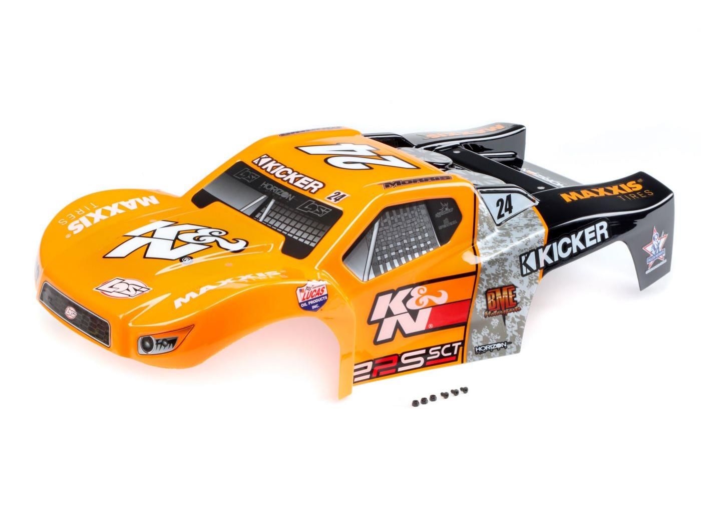 Losi K&amp;N Body Set: 22S SCT (Z-LOS230055)