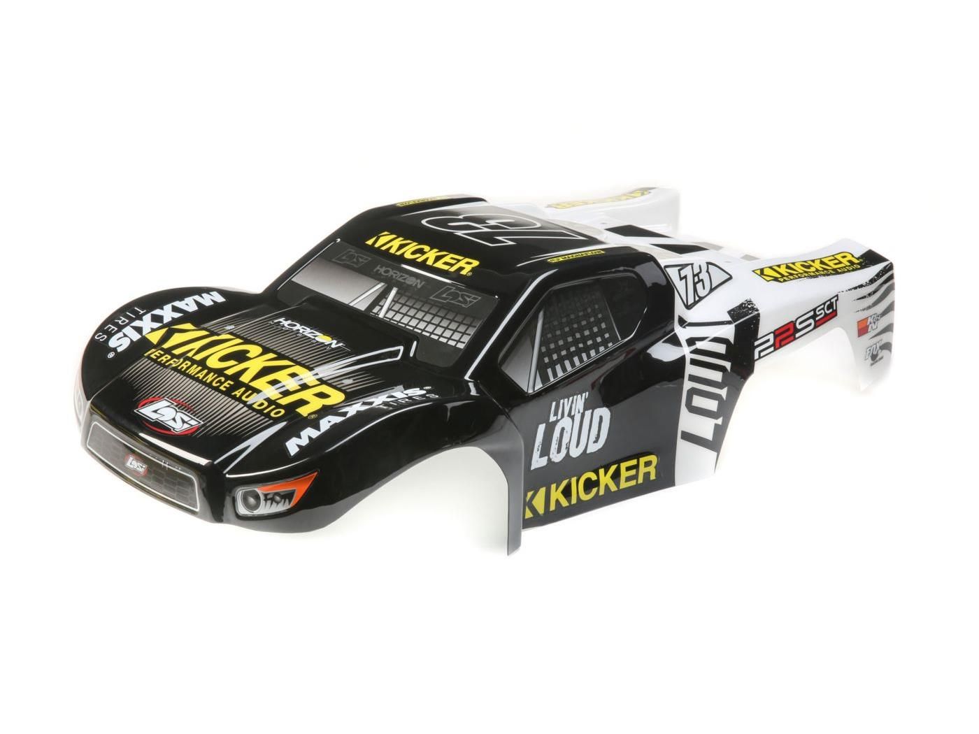 Losi Kicker Audio Body Set: 22S SCT (Z-LOS230060)