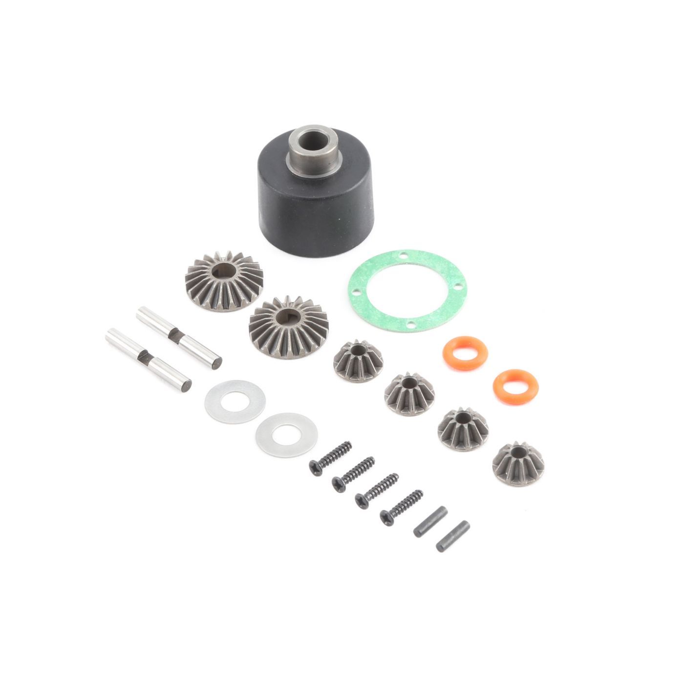 Losi HD Diff Housing &amp; Internals: Baja Rey (Z-LOS232004)
