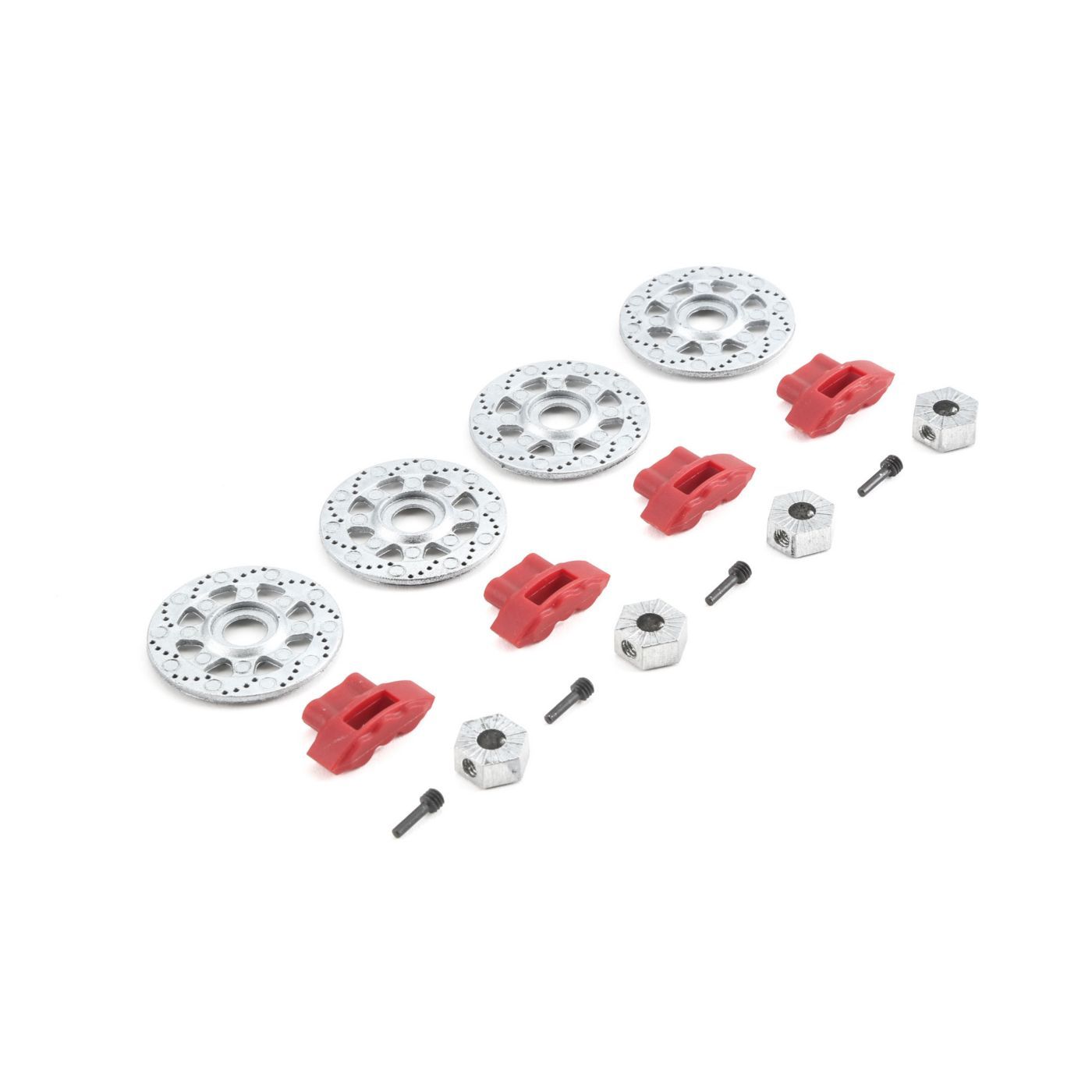 Losi Hex, Rotor, Caliper &amp; Pin Set (4): Baja Rey (Z-LOS232006)