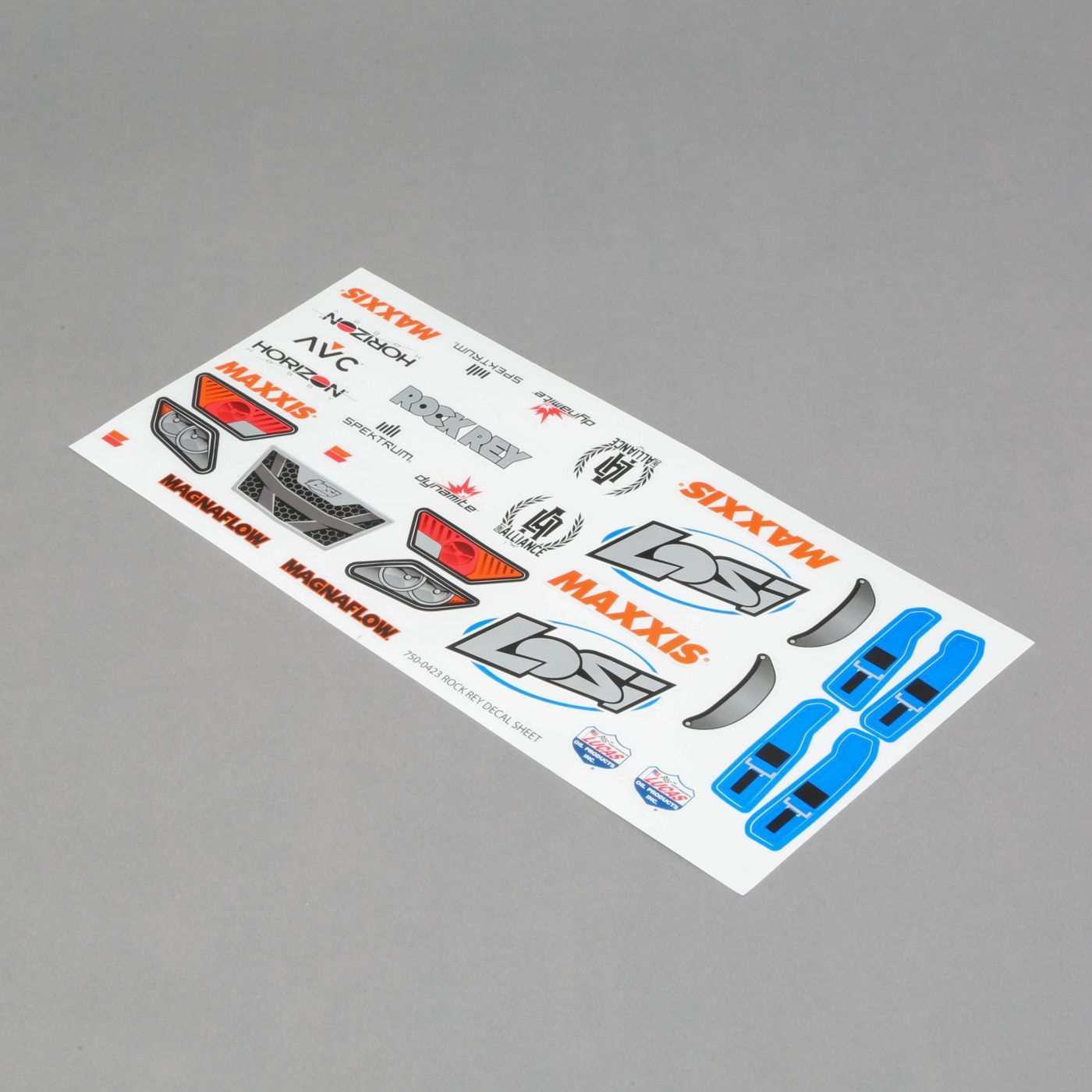 Losi ElectricBlueDecalSheet:Rock Rey (Z-LOS239002)
