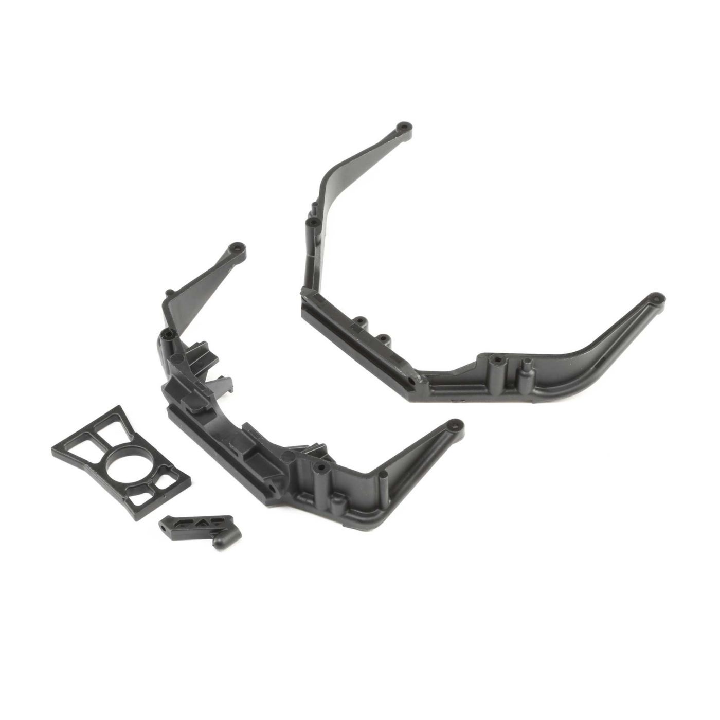 Losi Fr/RrChassisBraceSet&amp;DiffRetainer Ring: LST 3XL-E (Z-LOS241017)