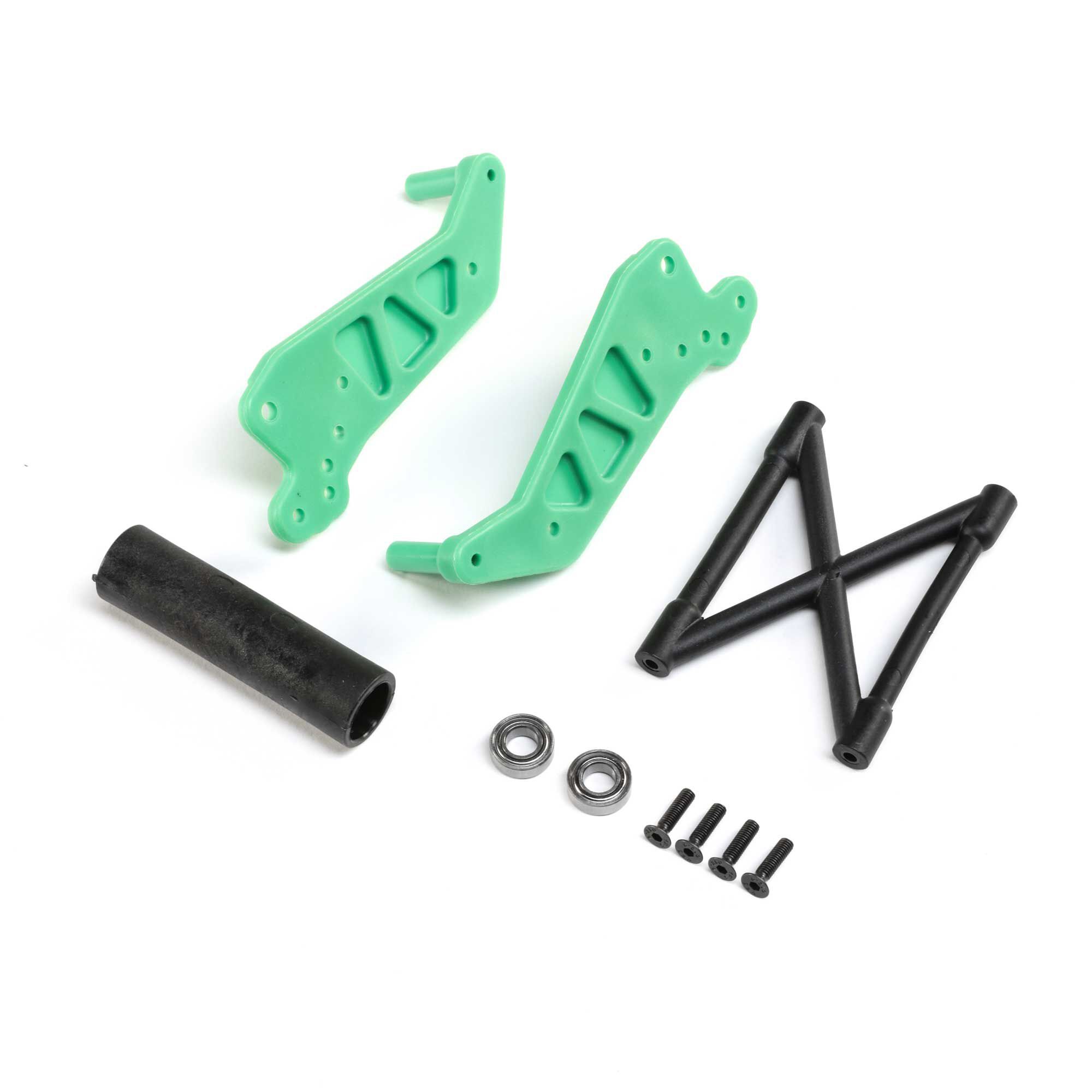 Losi Wheelie Bar Set, Green: LMT (Z-LOS241029)