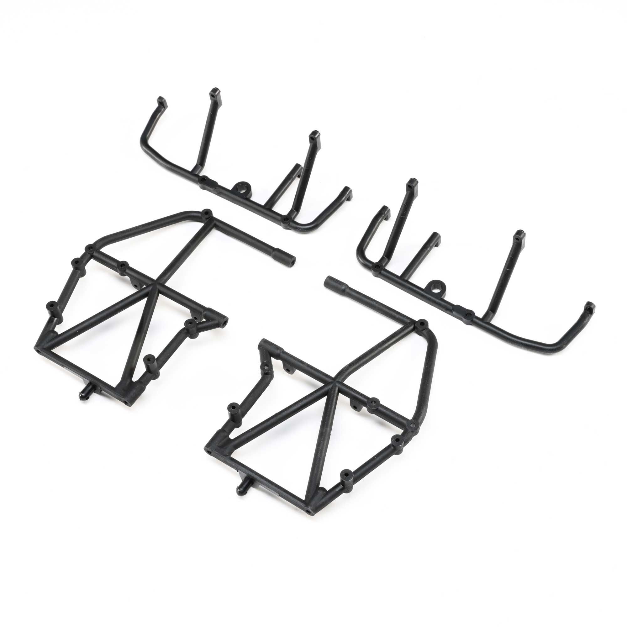 Losi Side Cage and Lower Bar, Black: LMT (Z-LOS241040)
