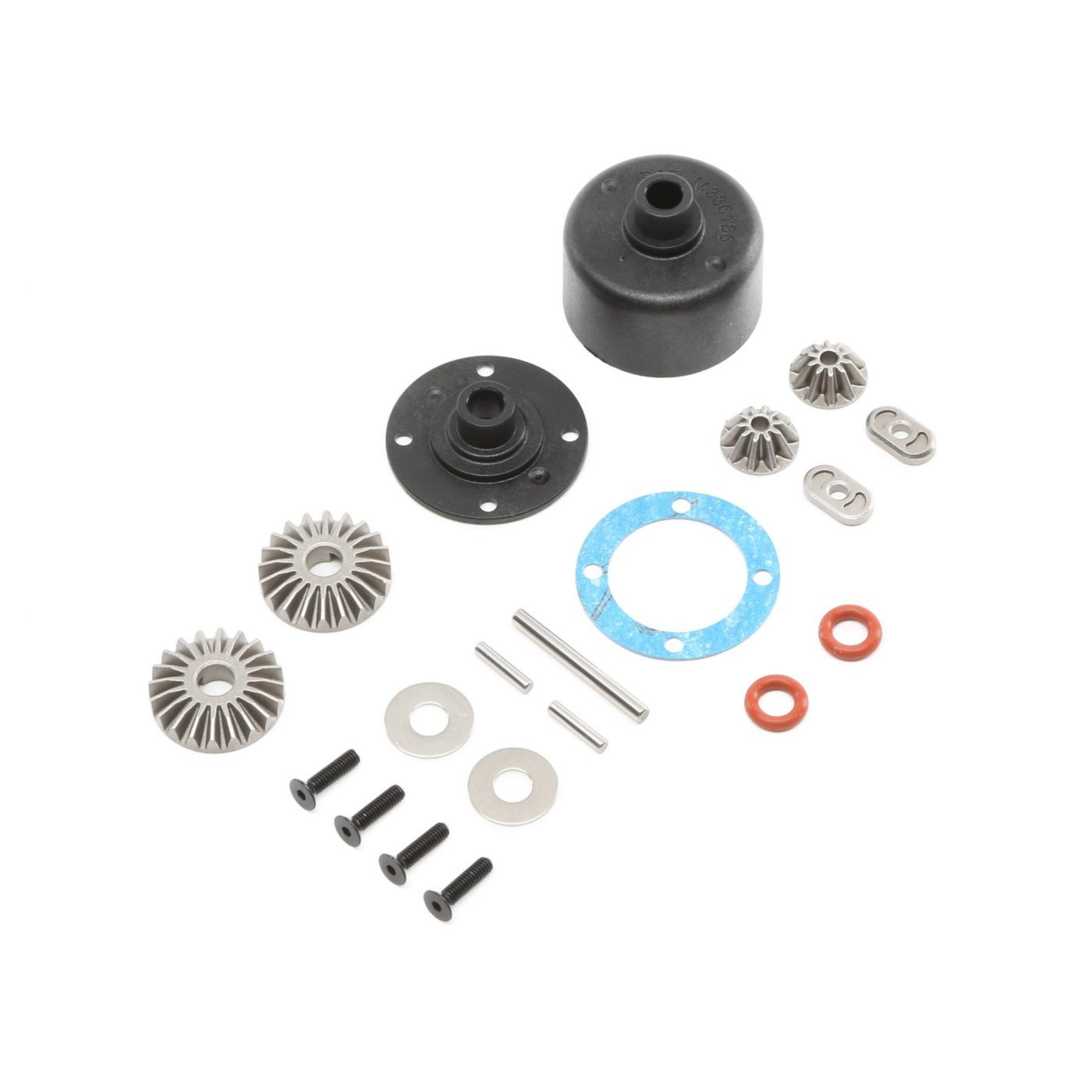 Losi Differential Case &amp; Hardware: 8 &amp; 8T RTR (Z-LOS242015)