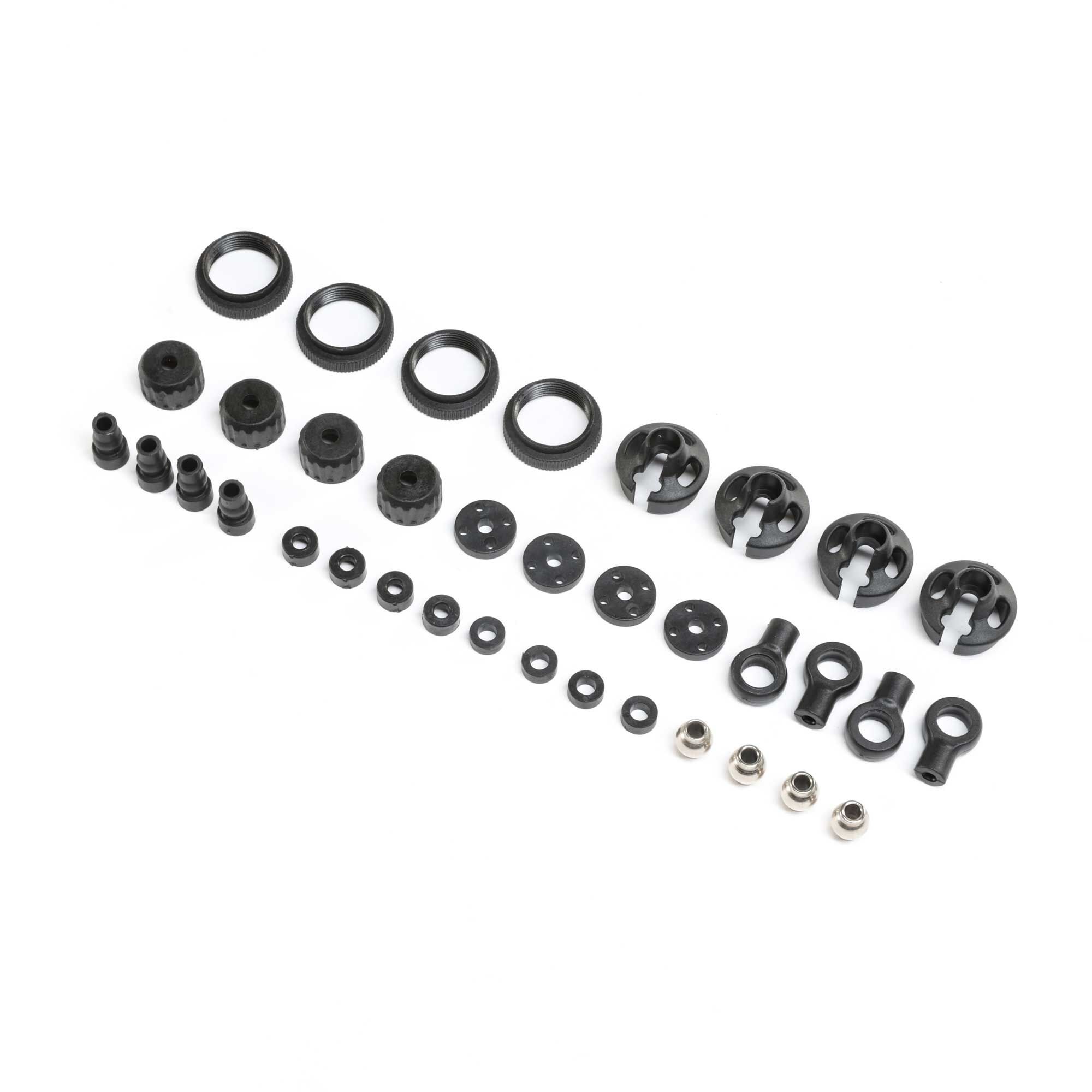 Losi Shock Plastics &amp; Balls (4): LMT (Z-LOS243014)