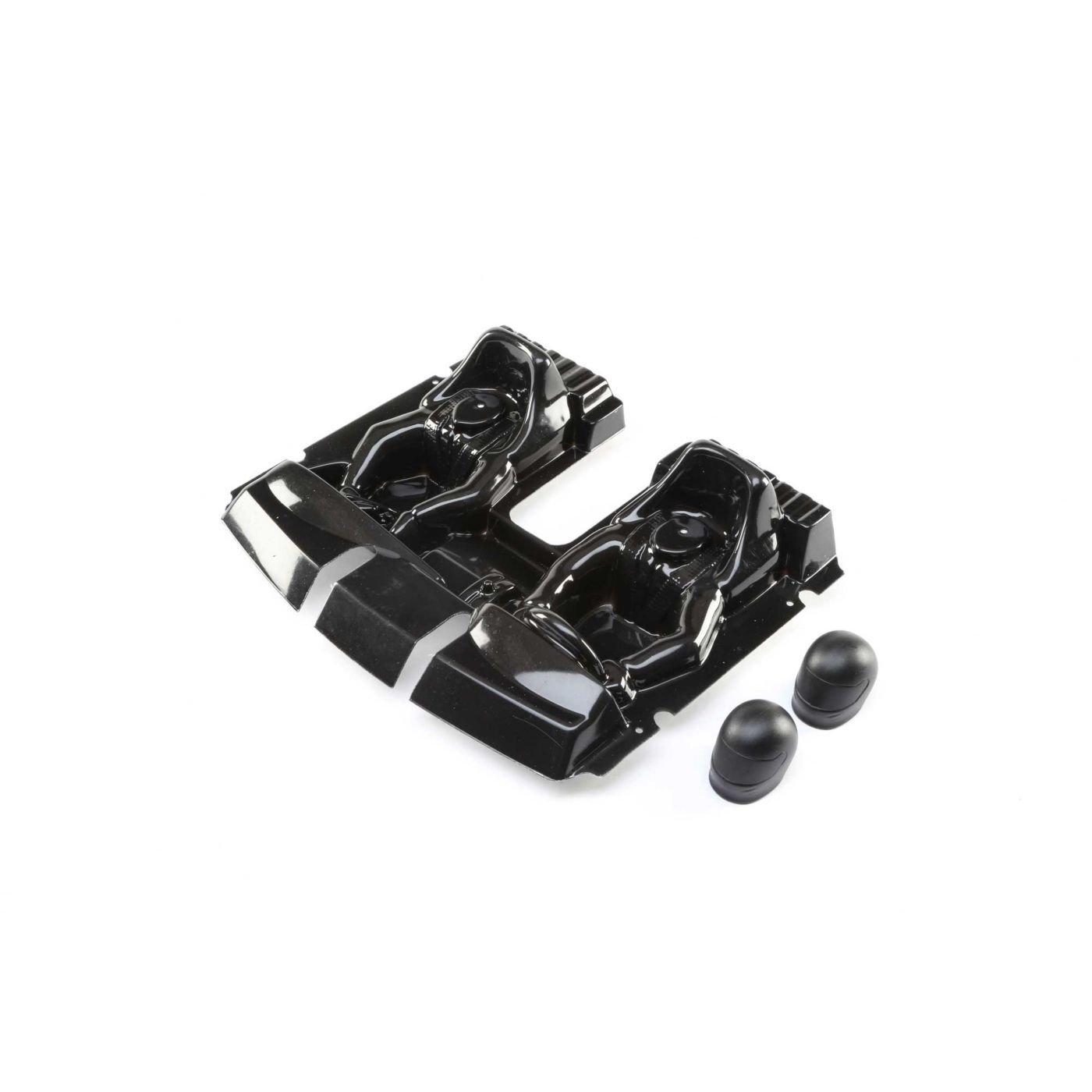 Losi Interior Set w/Helmets, Clear: Super Baja Rey (Z-LOS250023)