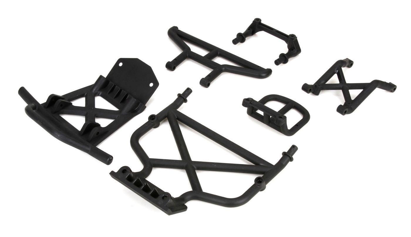 Losi Front/Rear Bumper &amp; Bumper Brace: 1:5 4wd DB XL (Z-LOS251011)