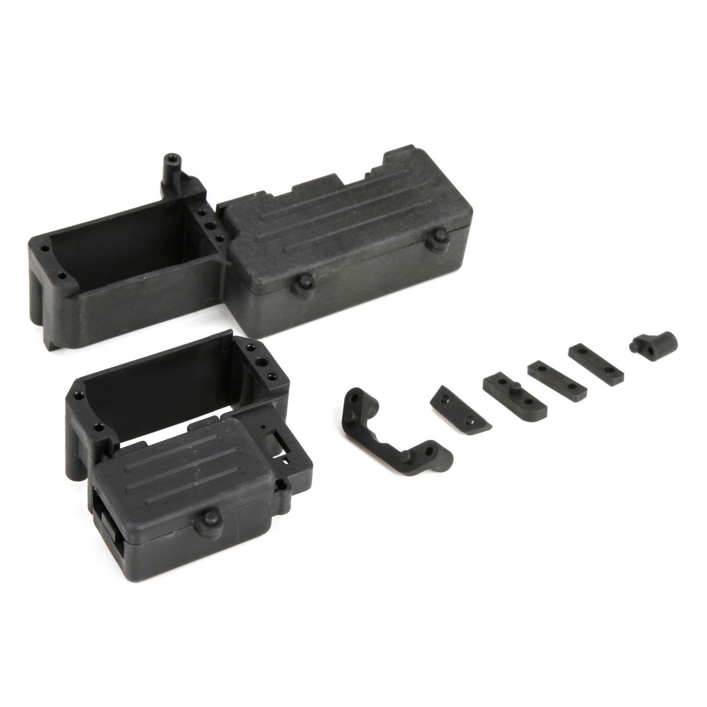 Losi Radio Tray &amp; Gas Tank Mount: 1:5 4wd DB XL (Z-LOS251012)