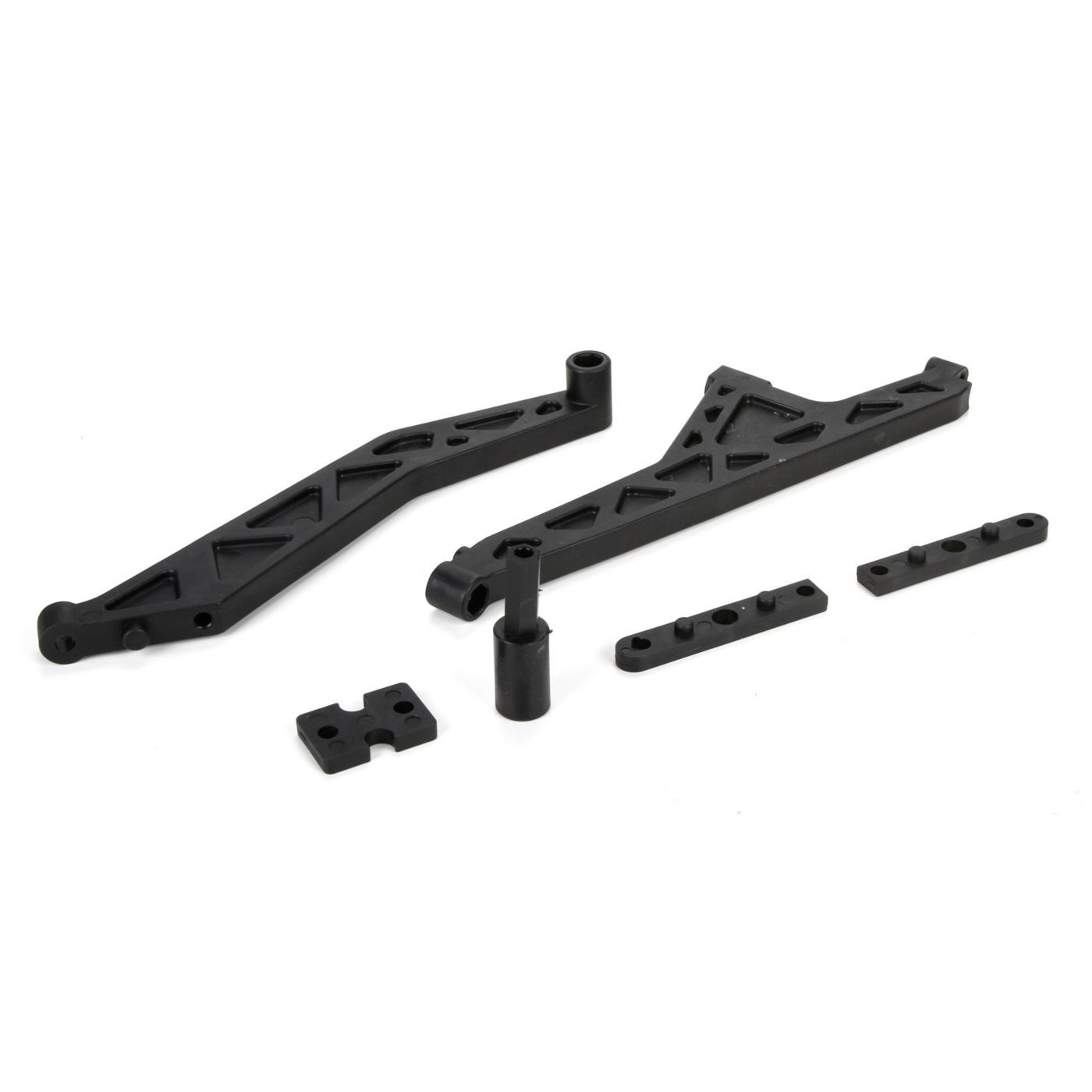 Losi FR/RR Chassis Brace &amp; CNTR Diff Spcr: MTXL (Z-LOS251037)