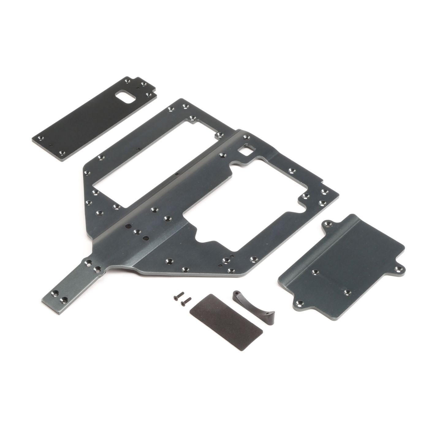 Losi Chassis, Motor &amp; Battery Cover Plates:SuperRockRey (Z-LOS251083)