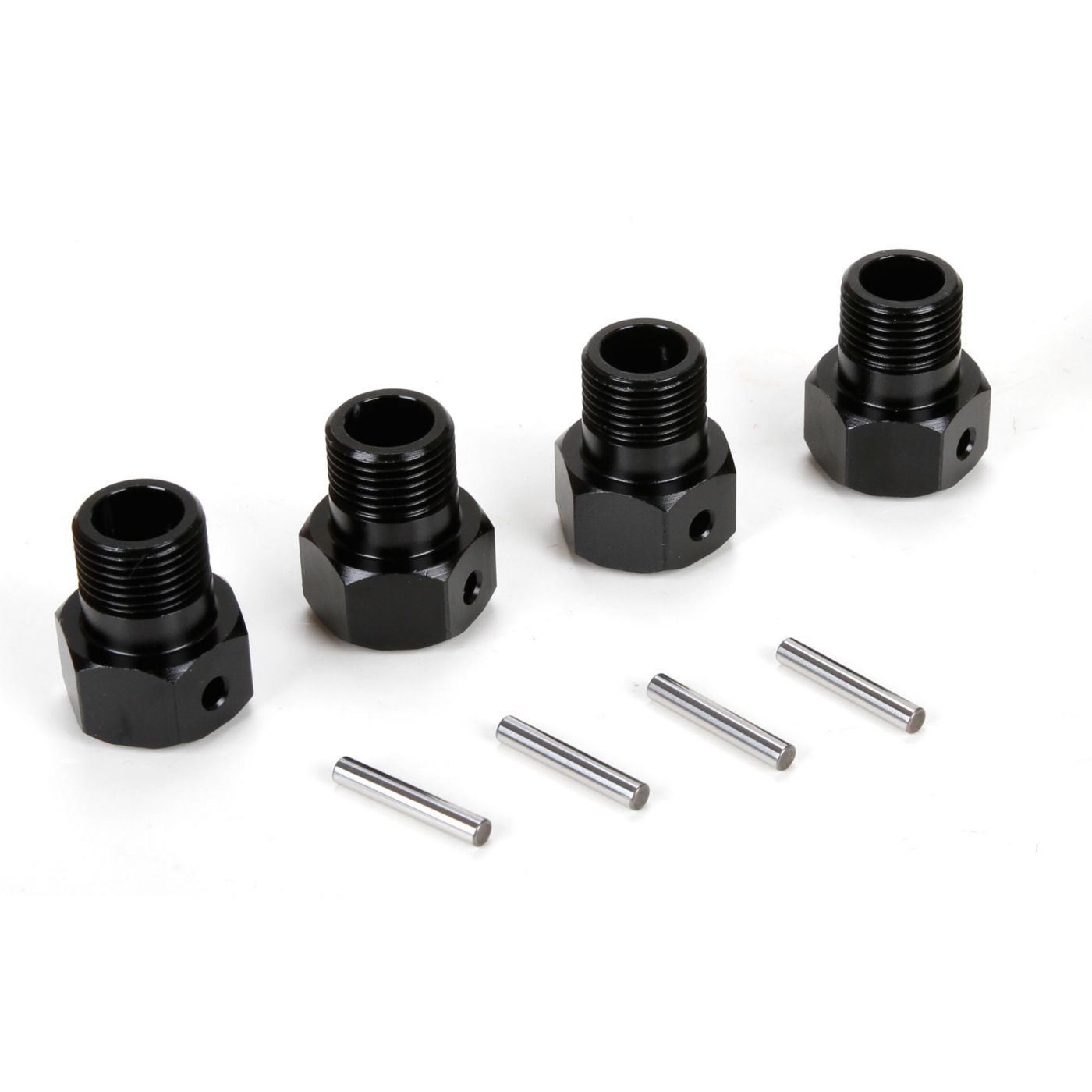 Losi Wheel Hex Black &amp; Pin (4): MTXL (Z-LOS252050)