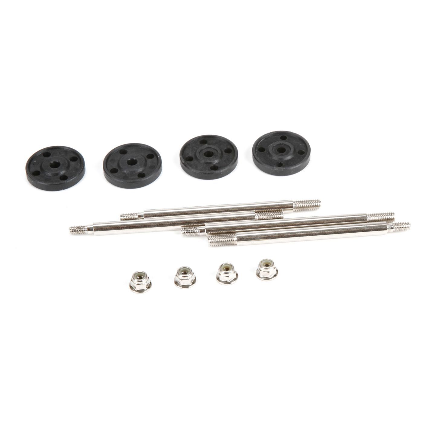 Losi Fr/Rr Shock Shaft &amp; Piston Set: 1:5 4wd DB XL (Z-LOS253005)