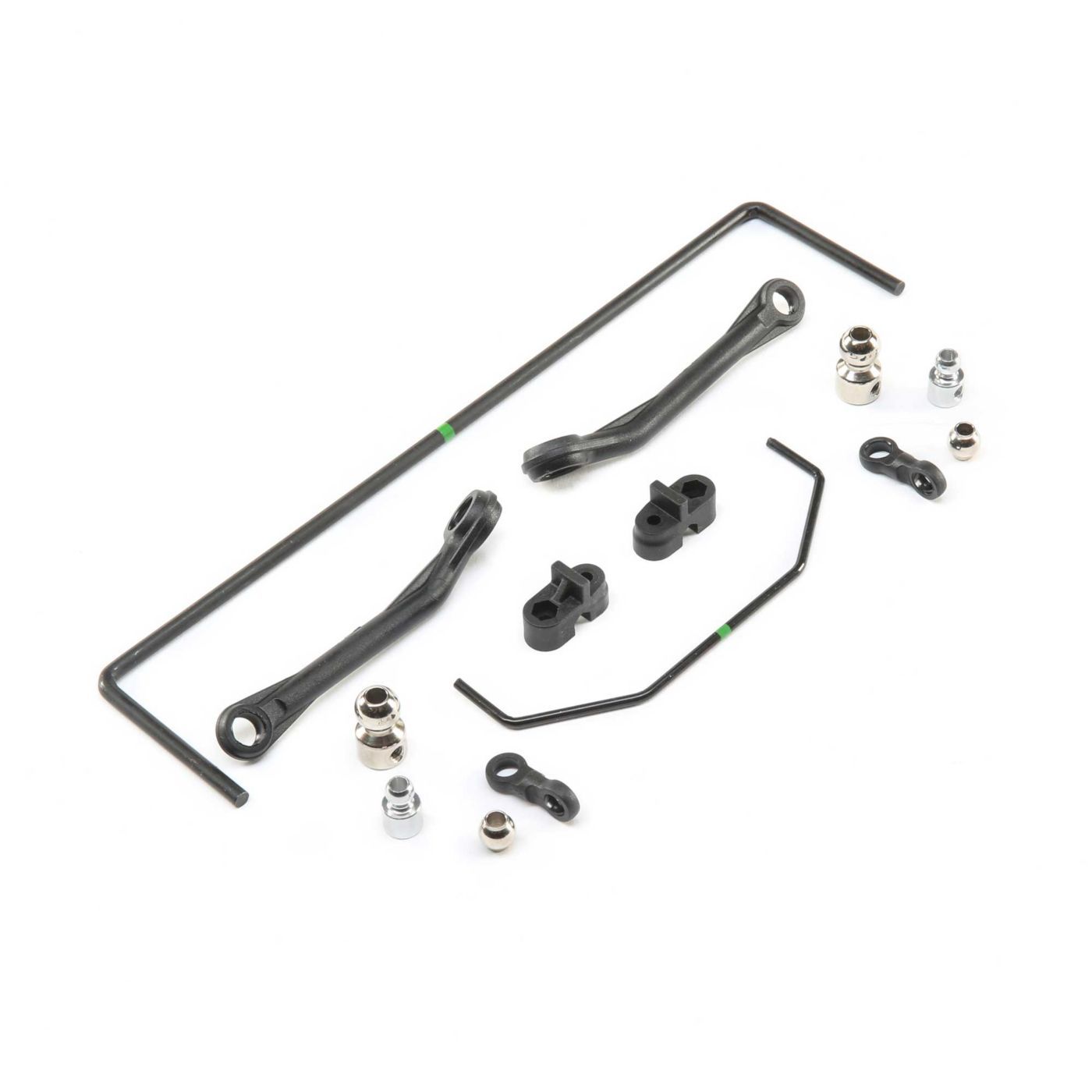 Losi Front &amp; Rear Sway Bar Set: Super Baja Rey (Z-LOS254043)