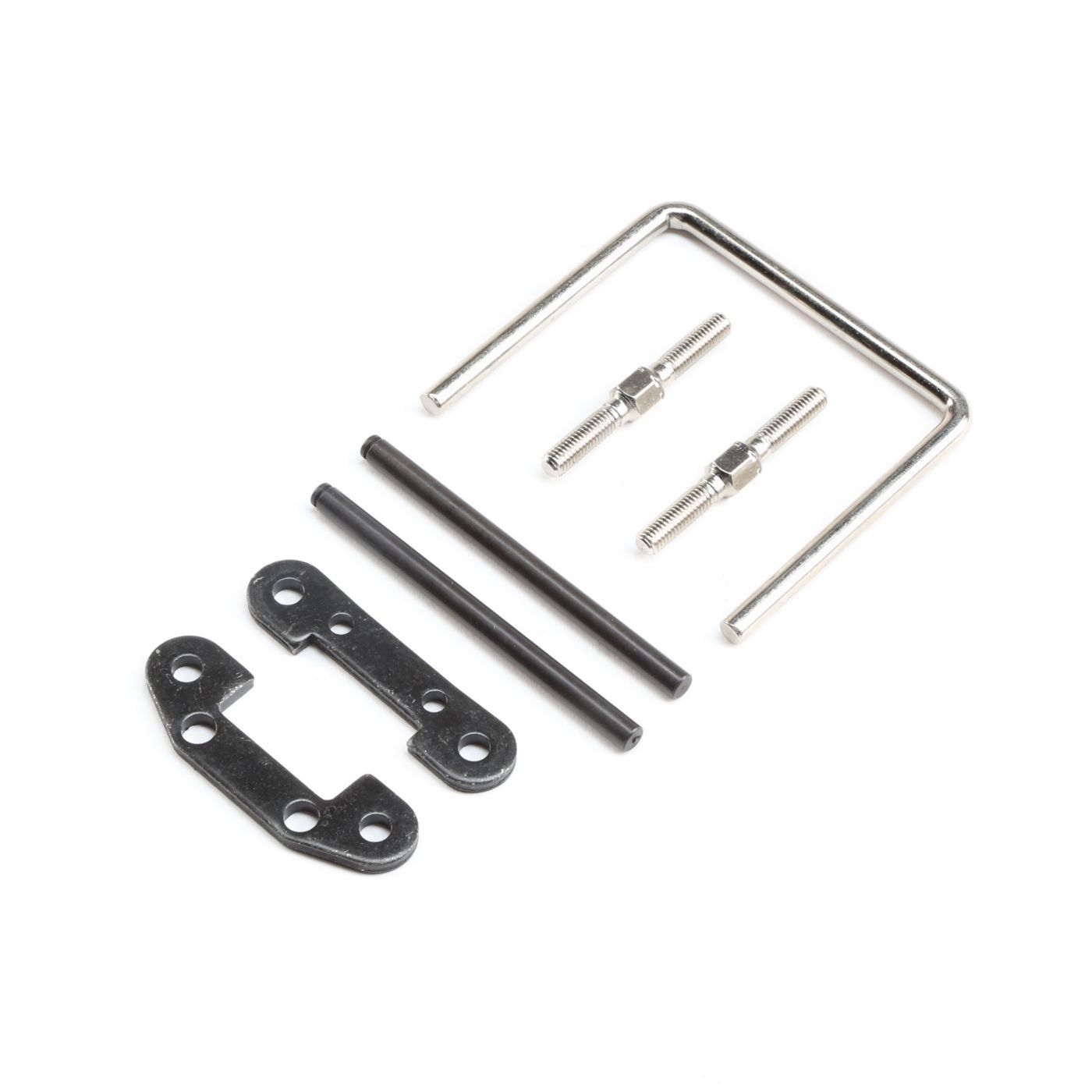 Losi Front Hinge Pin &amp; Brace Set: SuperRockRey (Z-LOS254058)