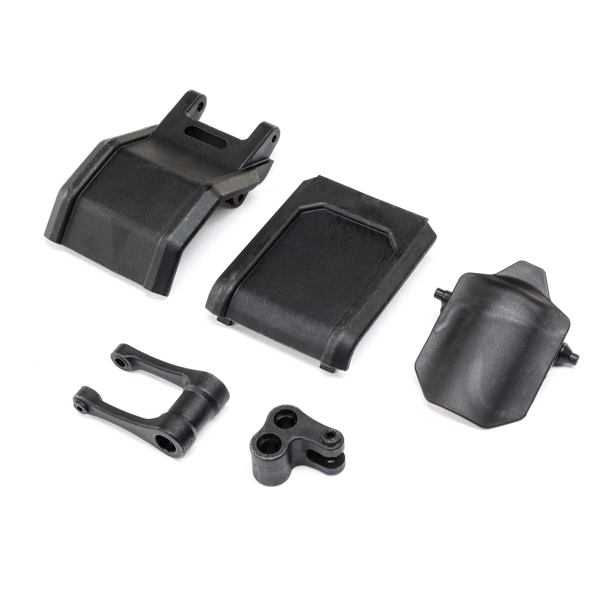 Losi Pull Rod, Knuckle &amp; Skid Plates: Promoto-MX (Z-LOS264001)