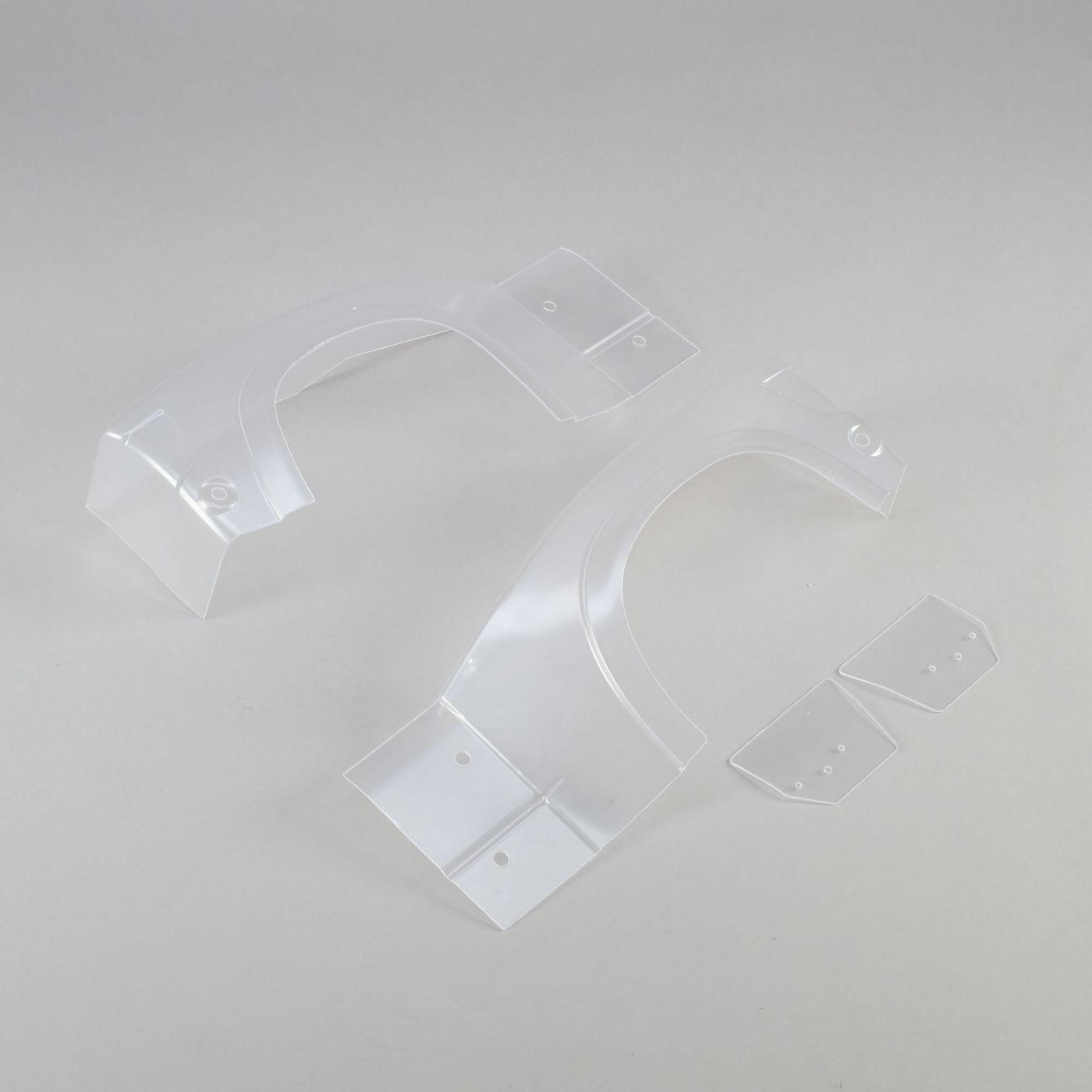 Losi L/R Rear Fender Set, Clear: Super Baja Rey (Z-LOS350004)