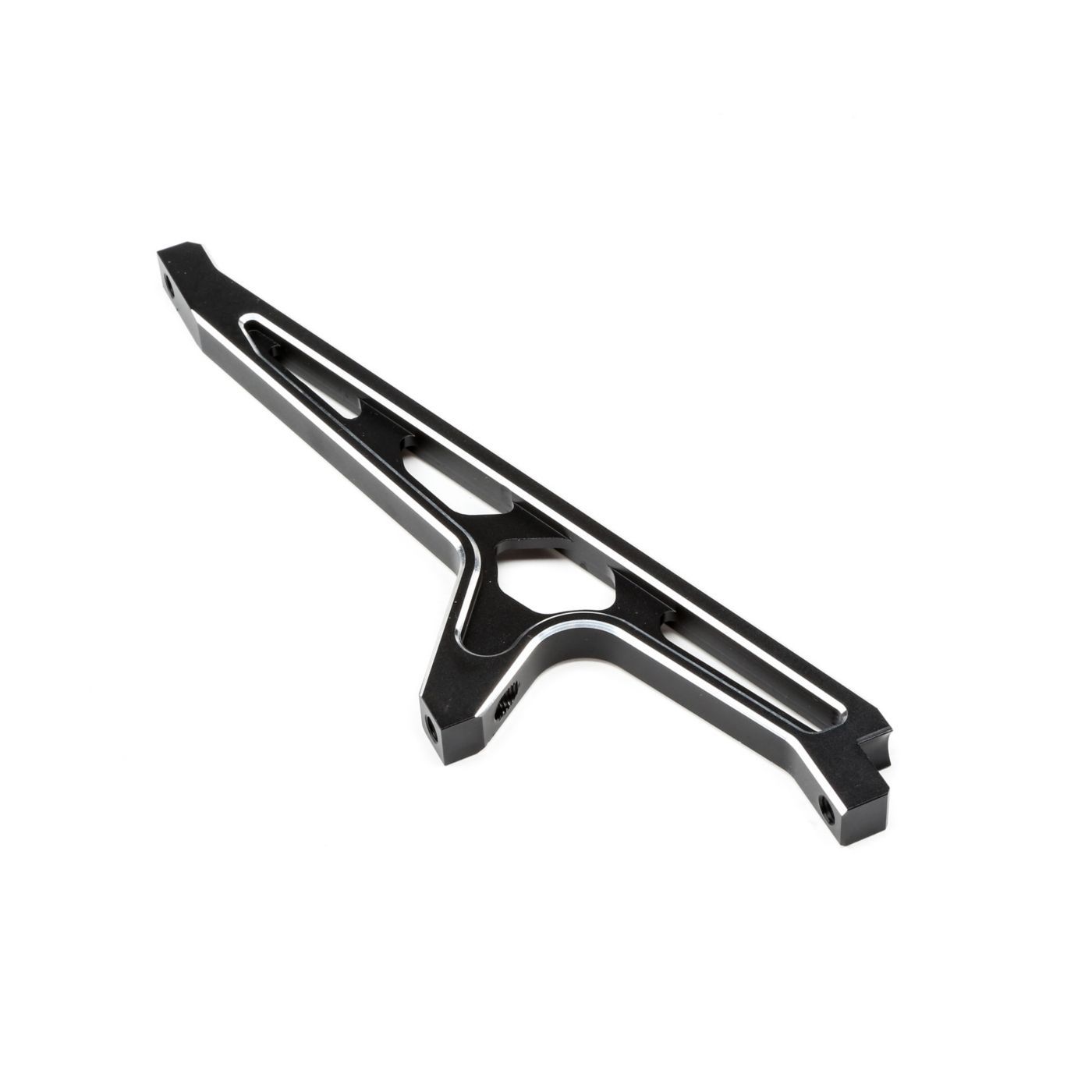 Losi Chassis Brace, Front, Black, Aluminum: MTXL (Z-LOS351004)