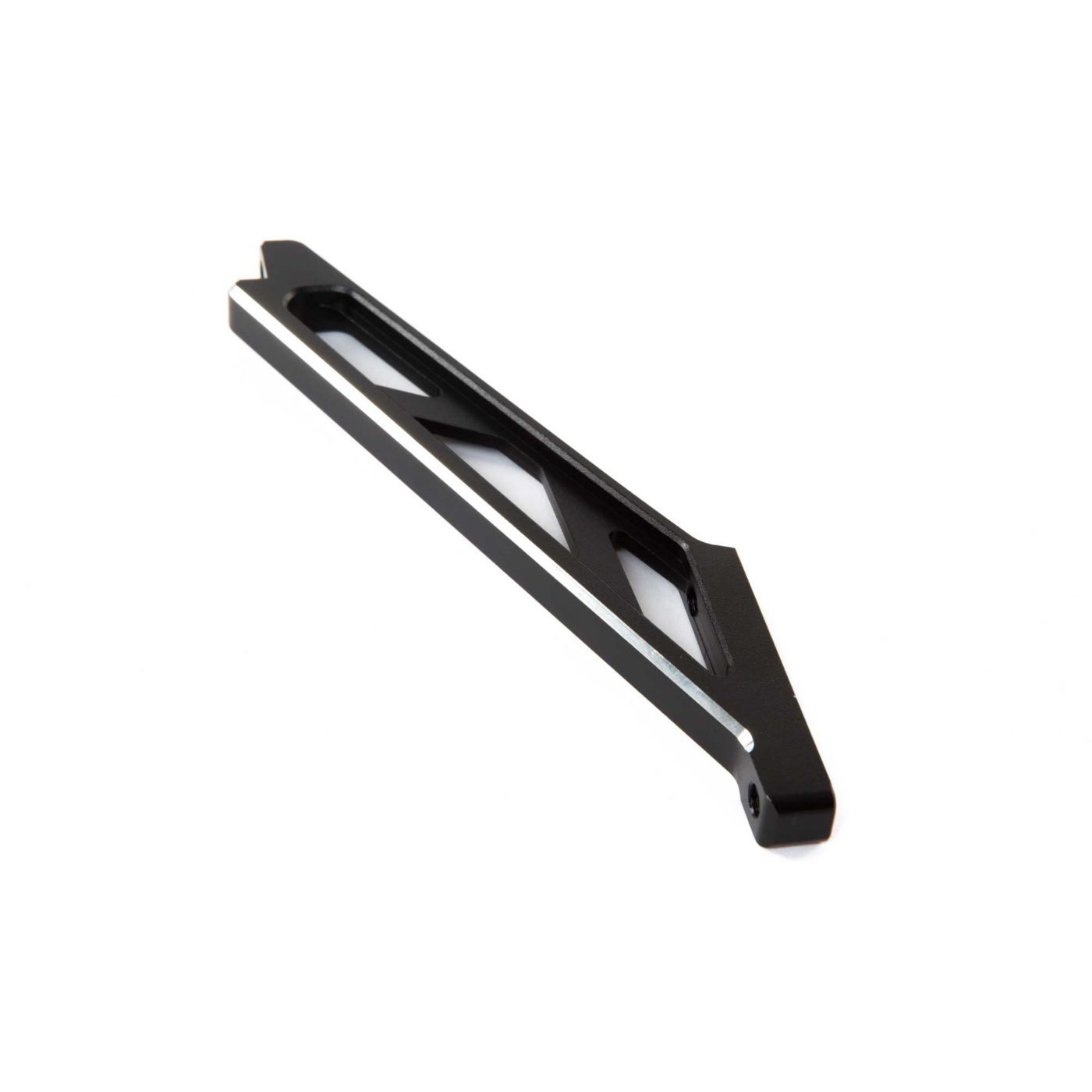 Losi Chassis Brace, Front, Black, Aluminum: DBXL-E (Z-LOS351006)