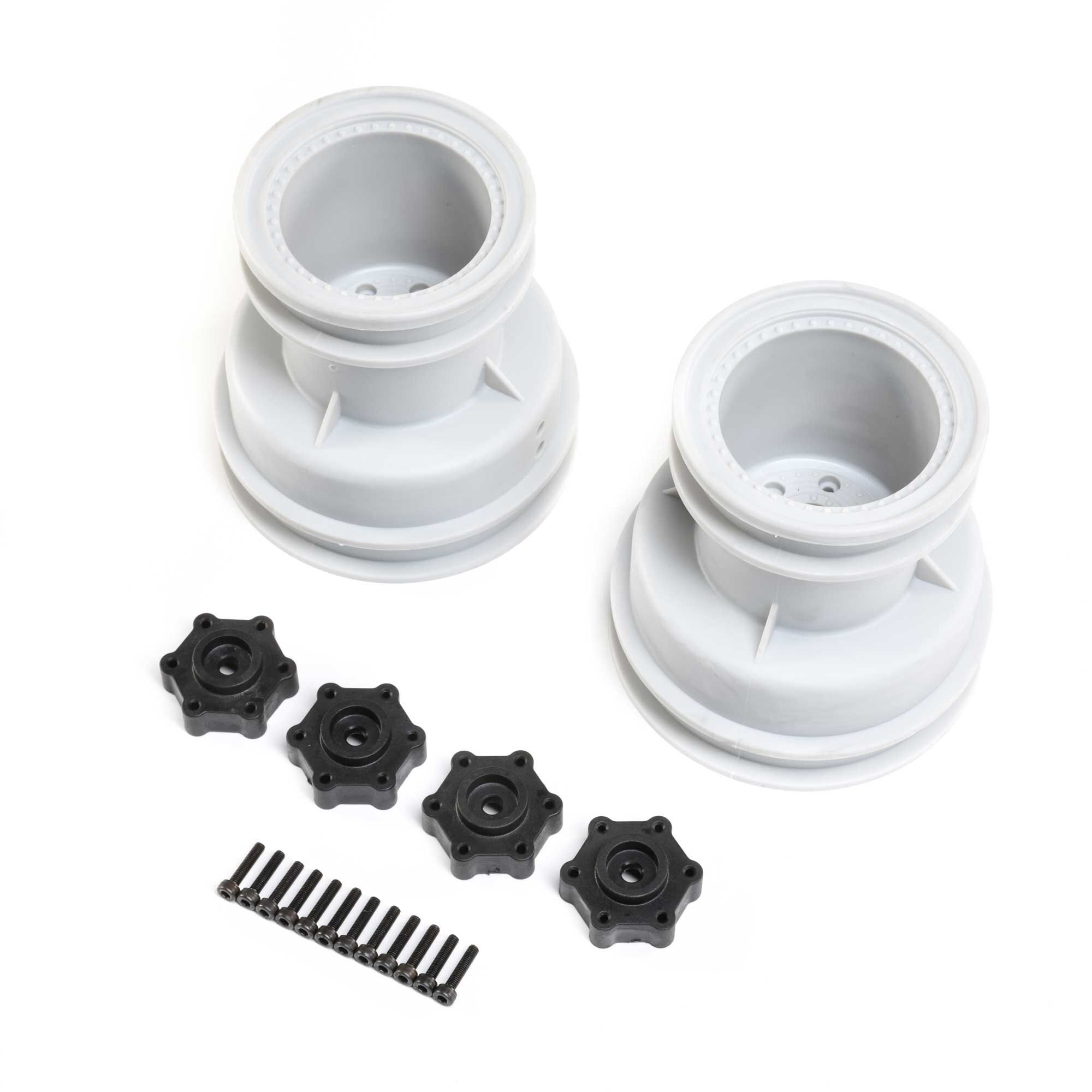 Losi MT Wheel, Silver (2): LMT (Z-LOS43033)