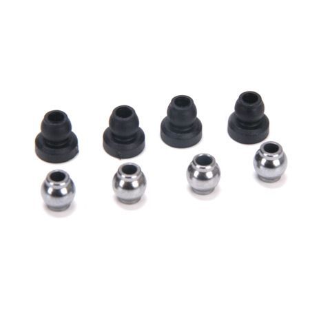 Losi Upper Shock Bushings&amp;Lower Shock Pivot Ball(4):CCR (Z-LOSA5012)