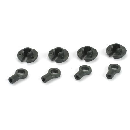 Losi Shock Ends &amp; Cups (4) (Z-LOSA5079)