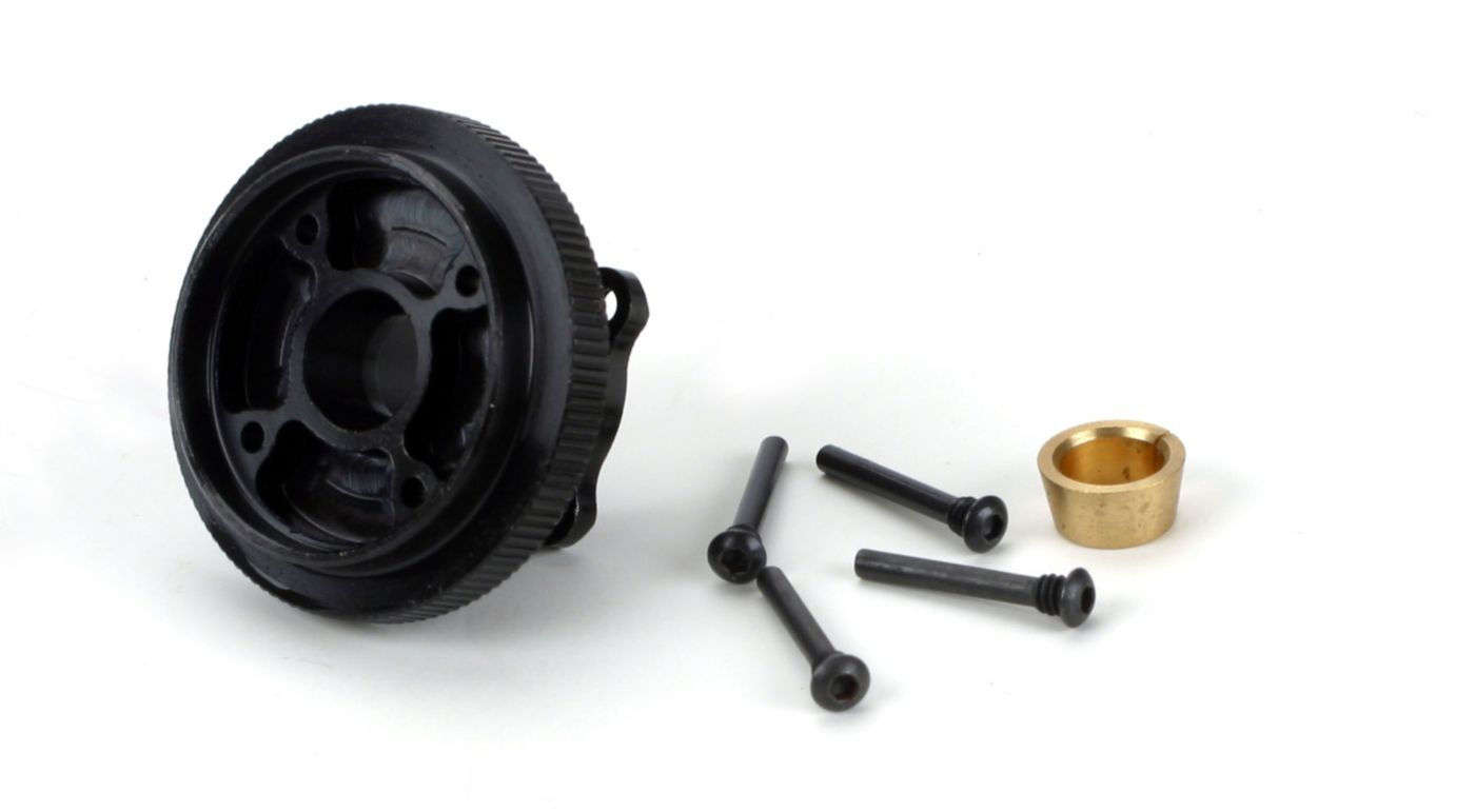 Losi Flywheel &amp; Collet, Steel, 4 Shoe: 8B, 8T (Z-LOSA9102)
